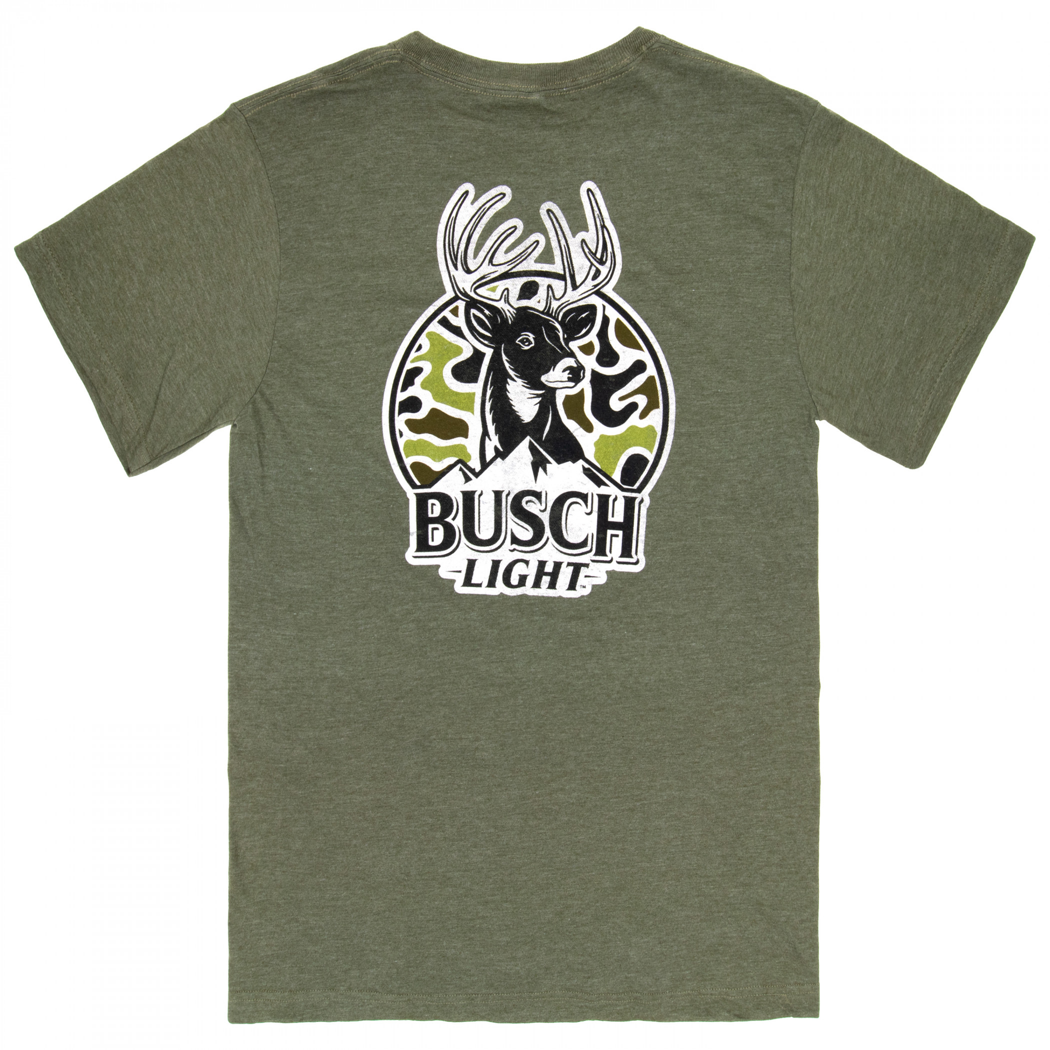 Busch Light Deer Hunting Forest Green T-Shirt