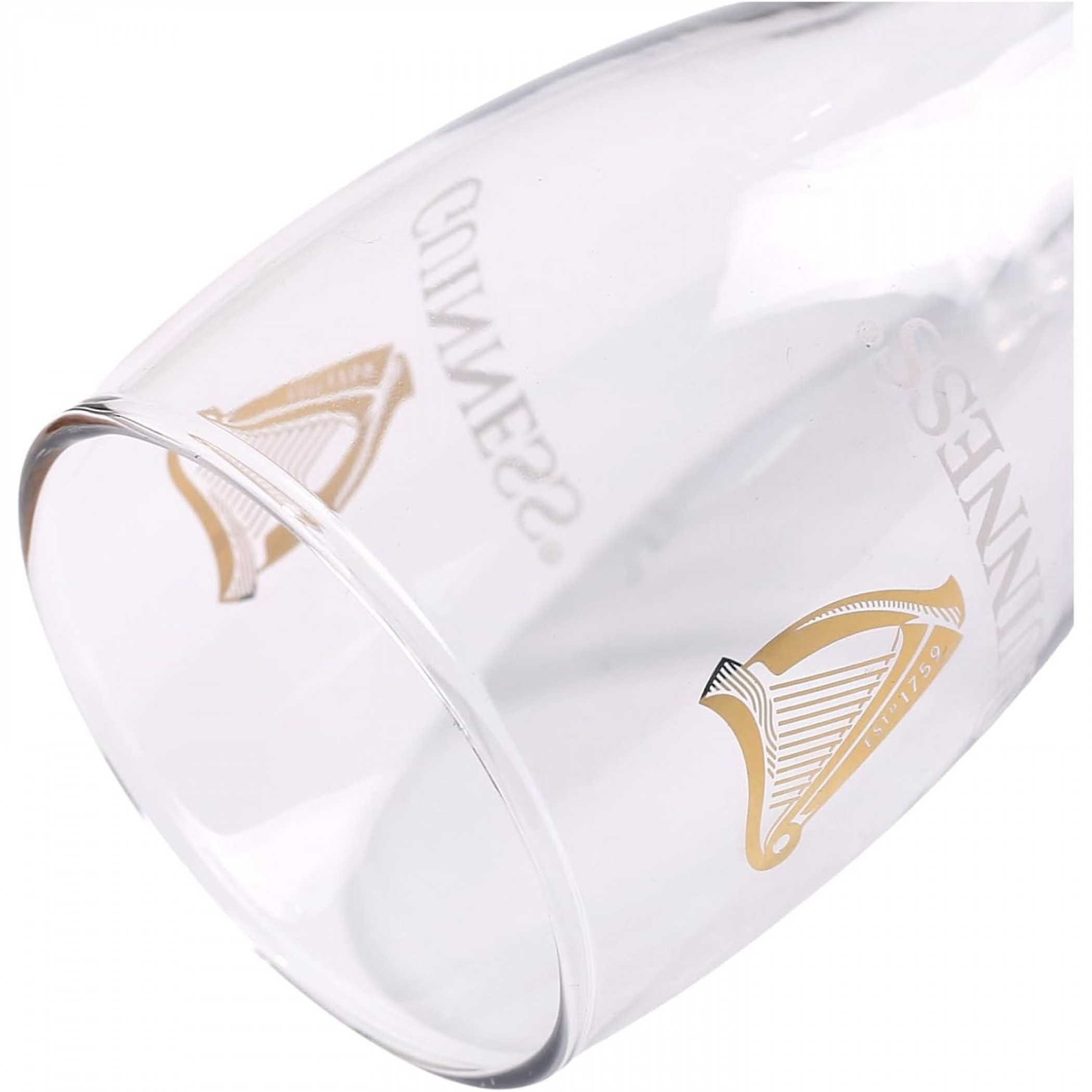 Guinness Logo 2-Pack Tulip Shaped 20oz Pint Glass Set
