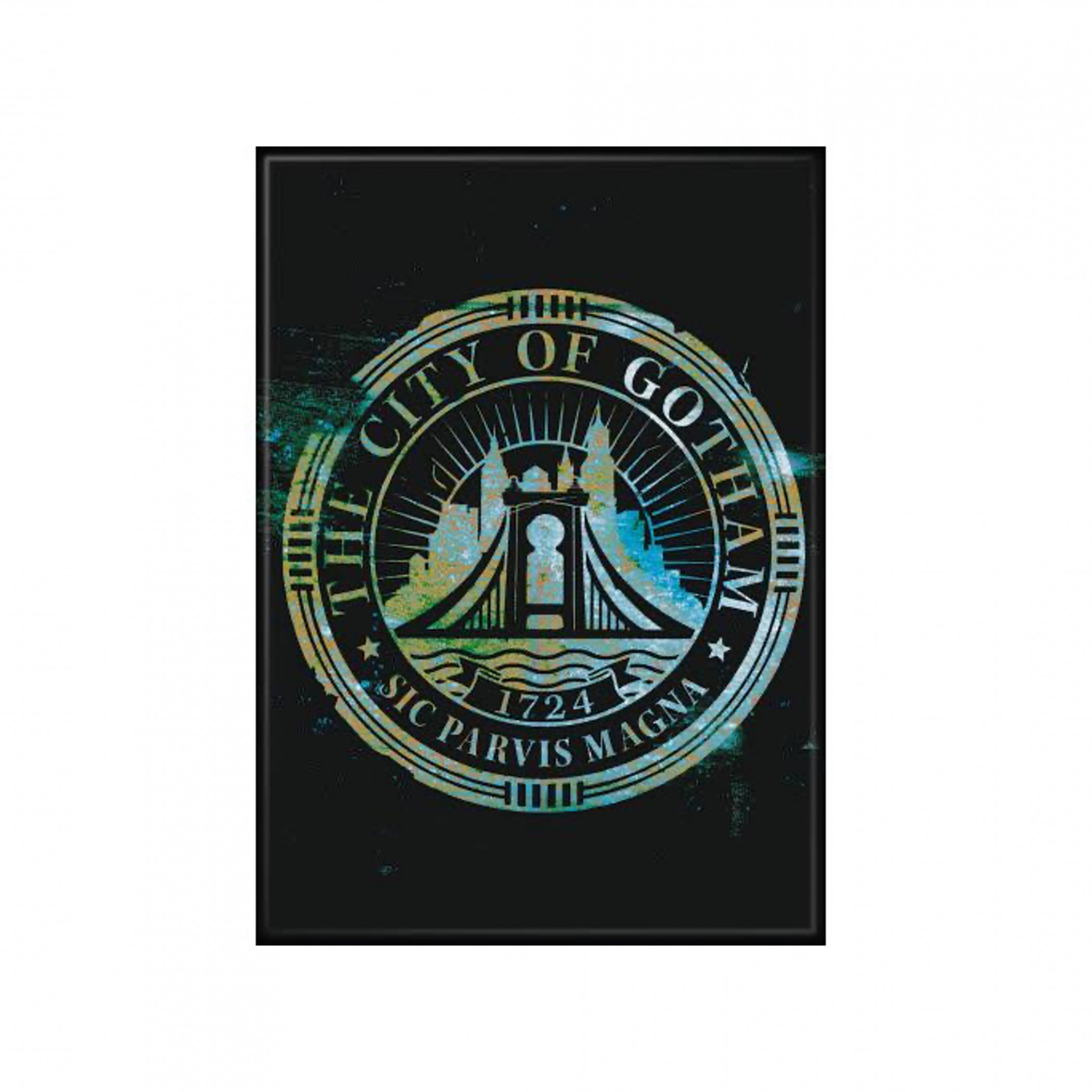Batman City of Gotham Magnet, Multi-Color