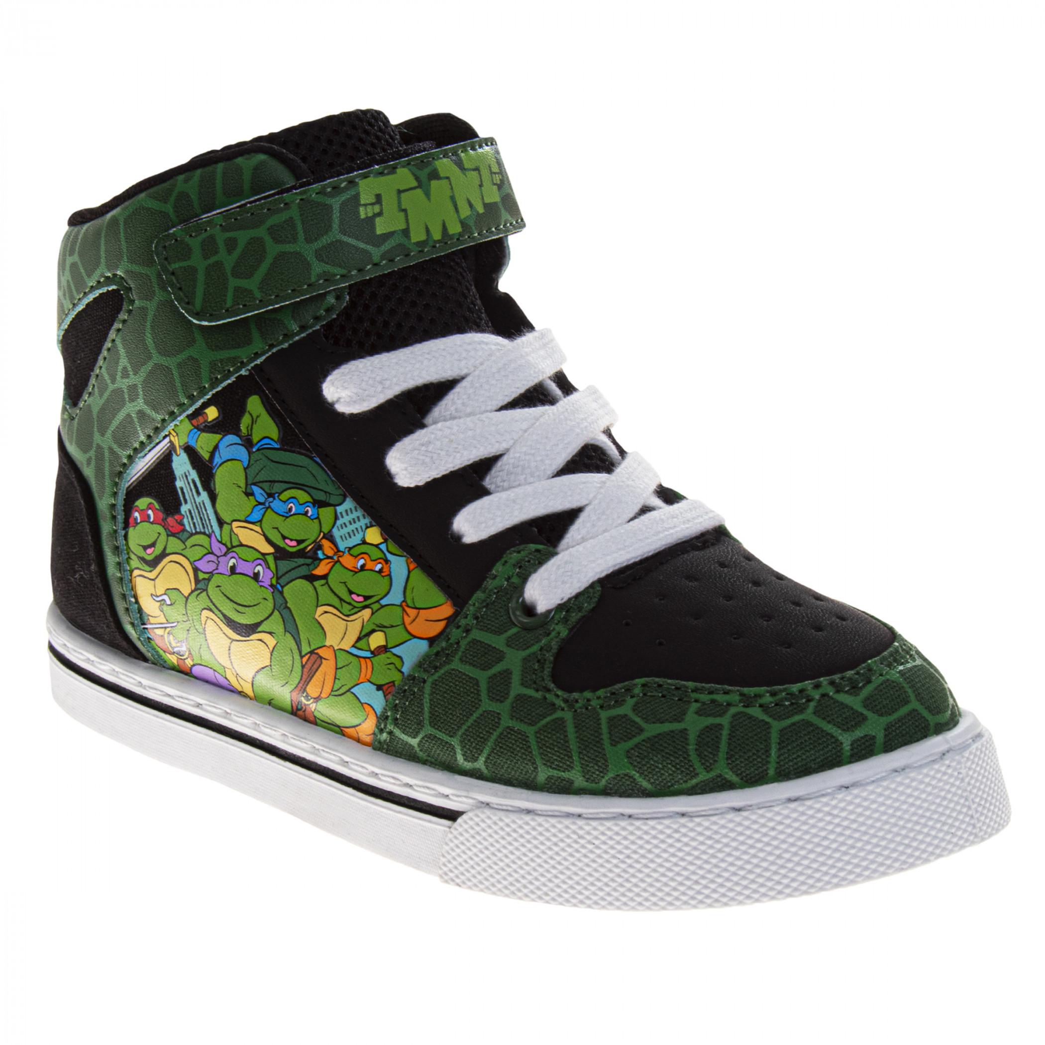 Teenage Mutant Ninja Turtles TMNT Kid's High Top Sneakers, Green