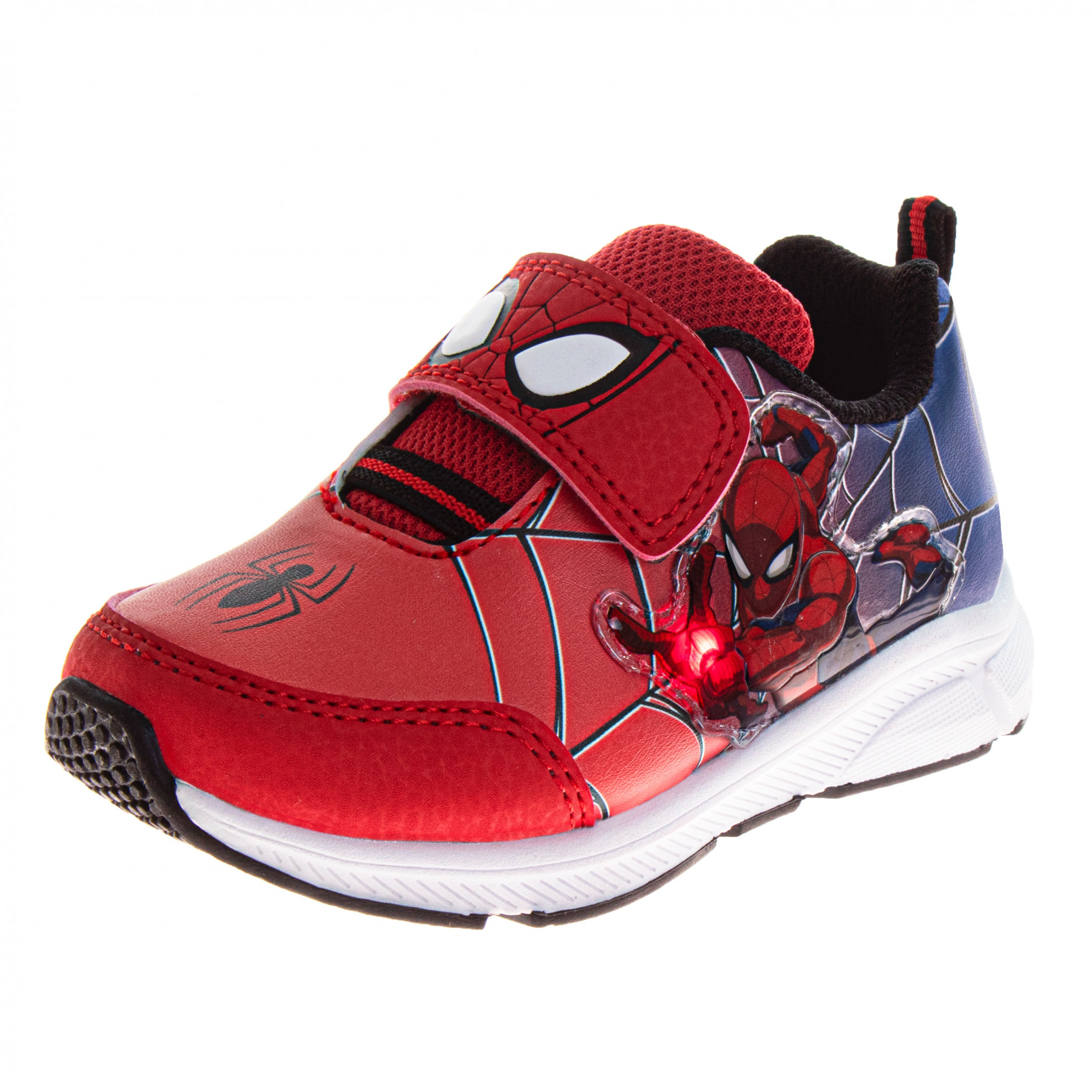 Spider-Man Webs Light-Up Kid's Sneakers, Multi-Color