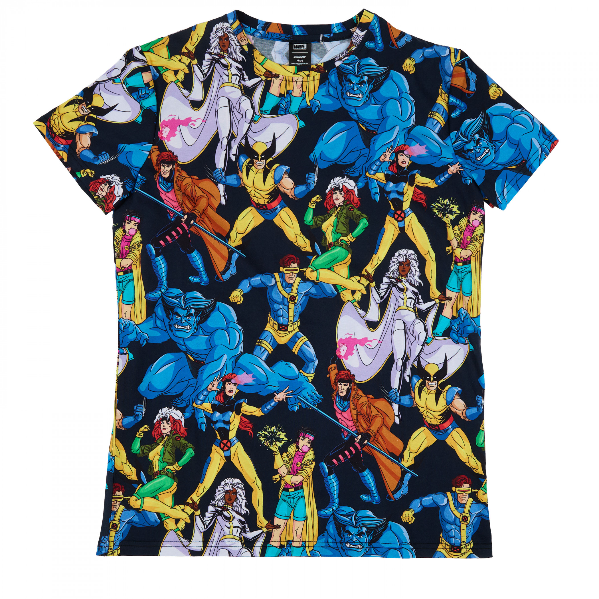 X-Men Character Collage T-Shirt Multi-Color