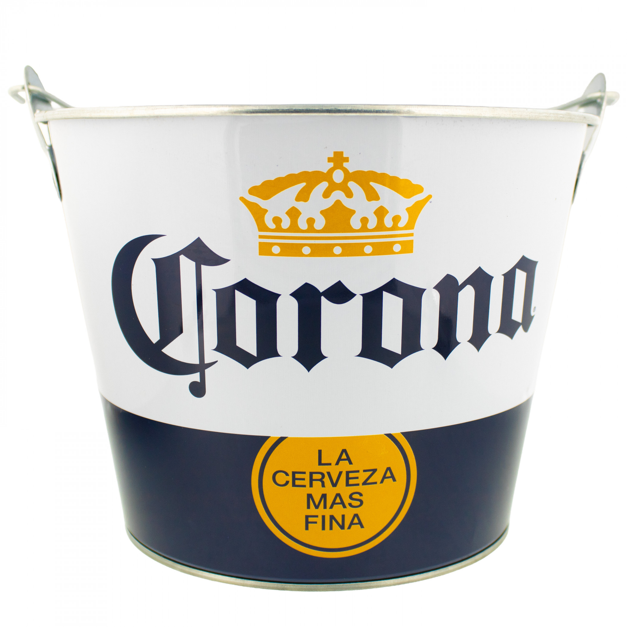 Corona Extra Original Logo Galvanized Bucket with Opener