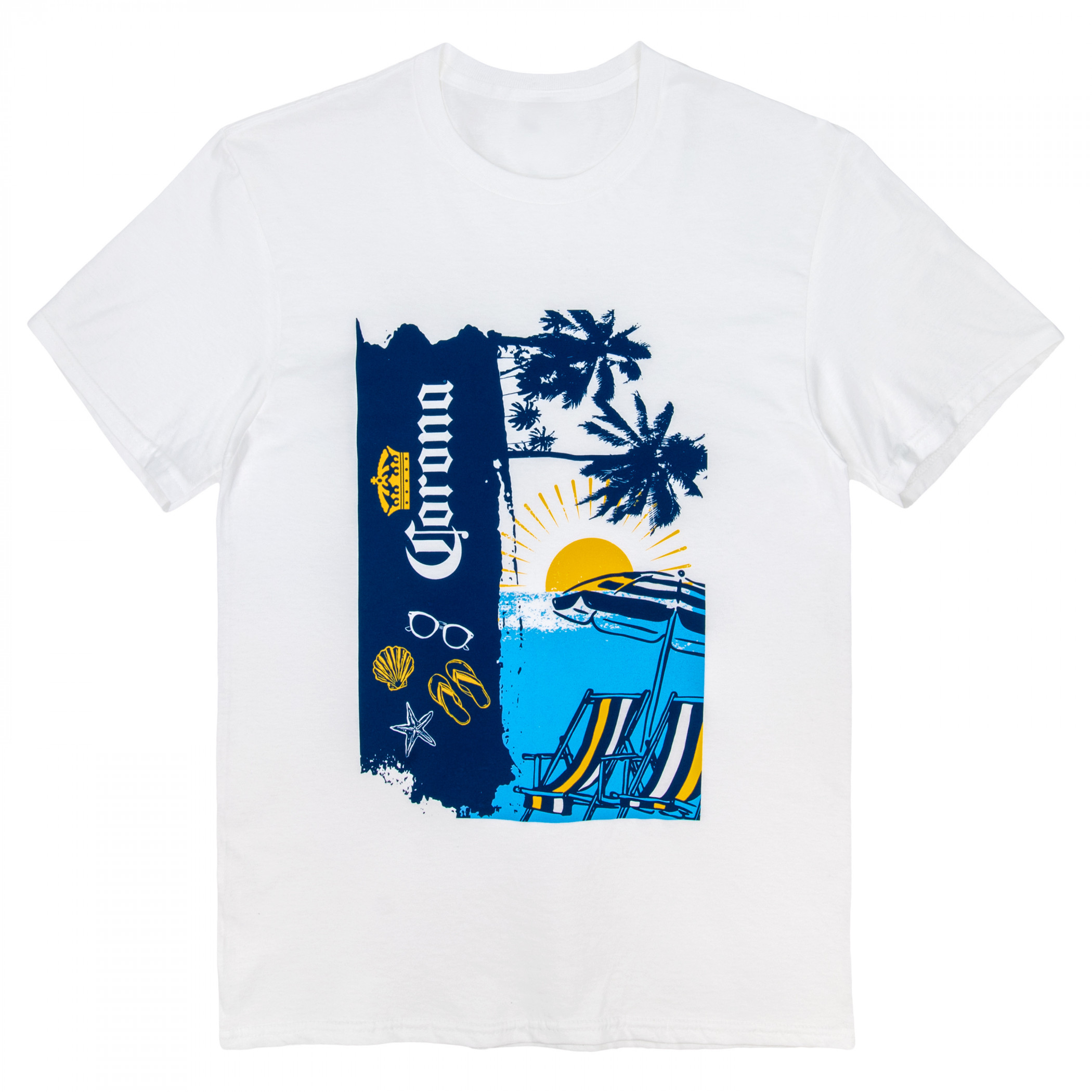 Corona Summer La Playa Awaits T-Shirt White | eBay