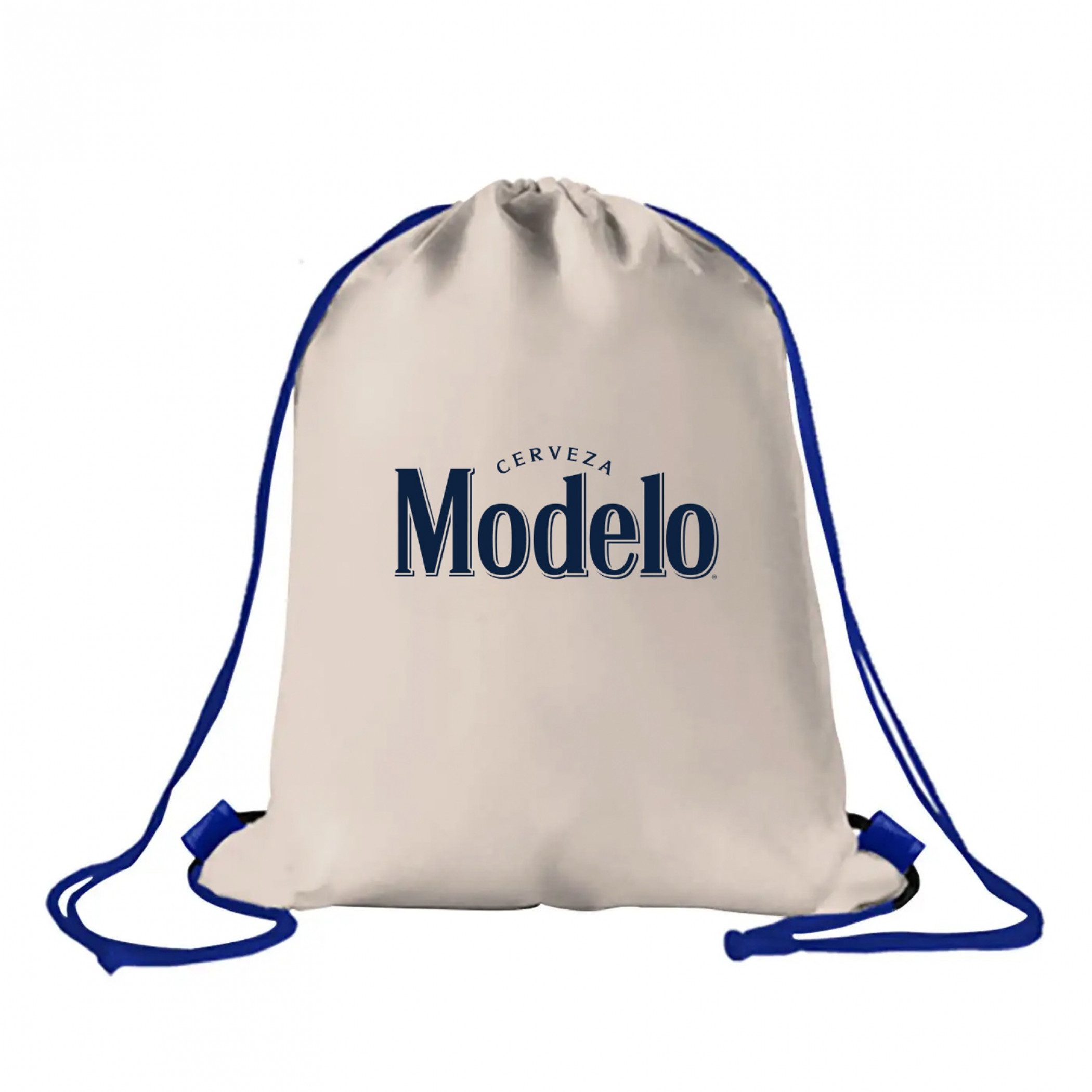 Modelo Cerveza Natural Cotton Drawstring Cinch Bag