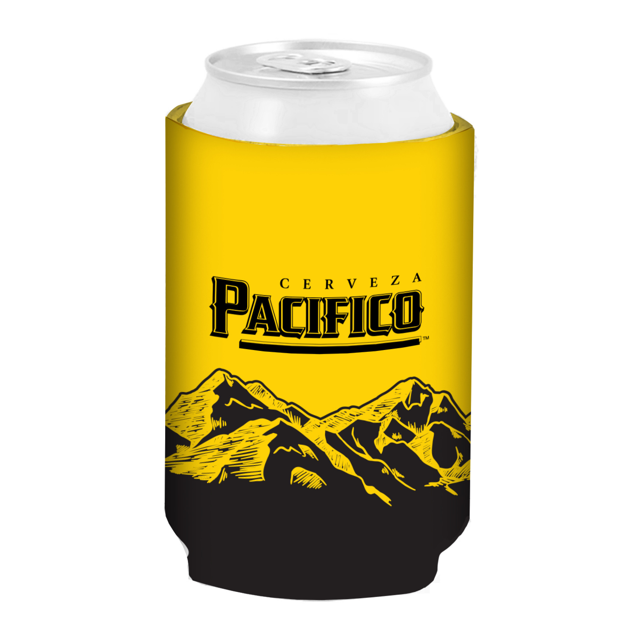 Pacifico Winter Mountain Range Can Cooler
