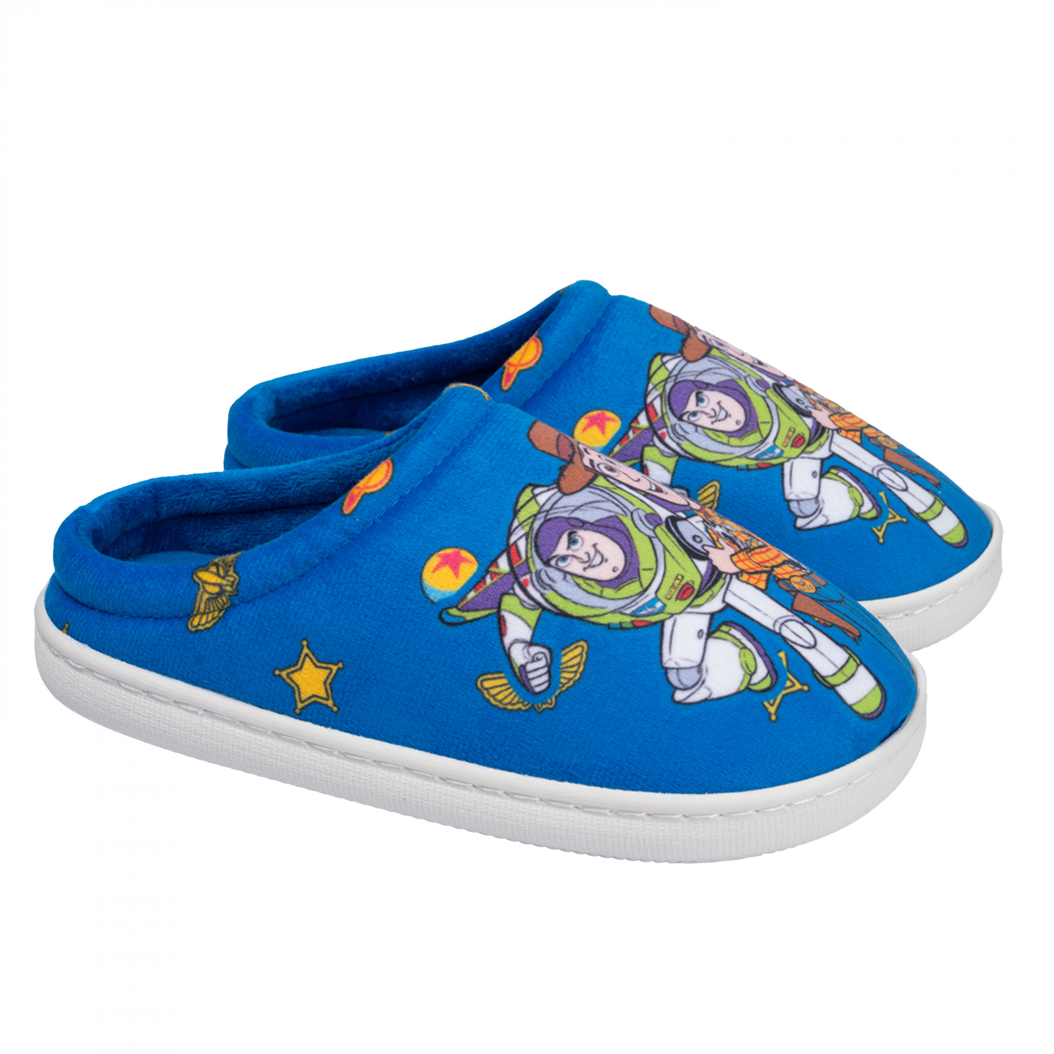 Toy Story Buzz Light Year & Woody Youth Clog Slippers, Blue