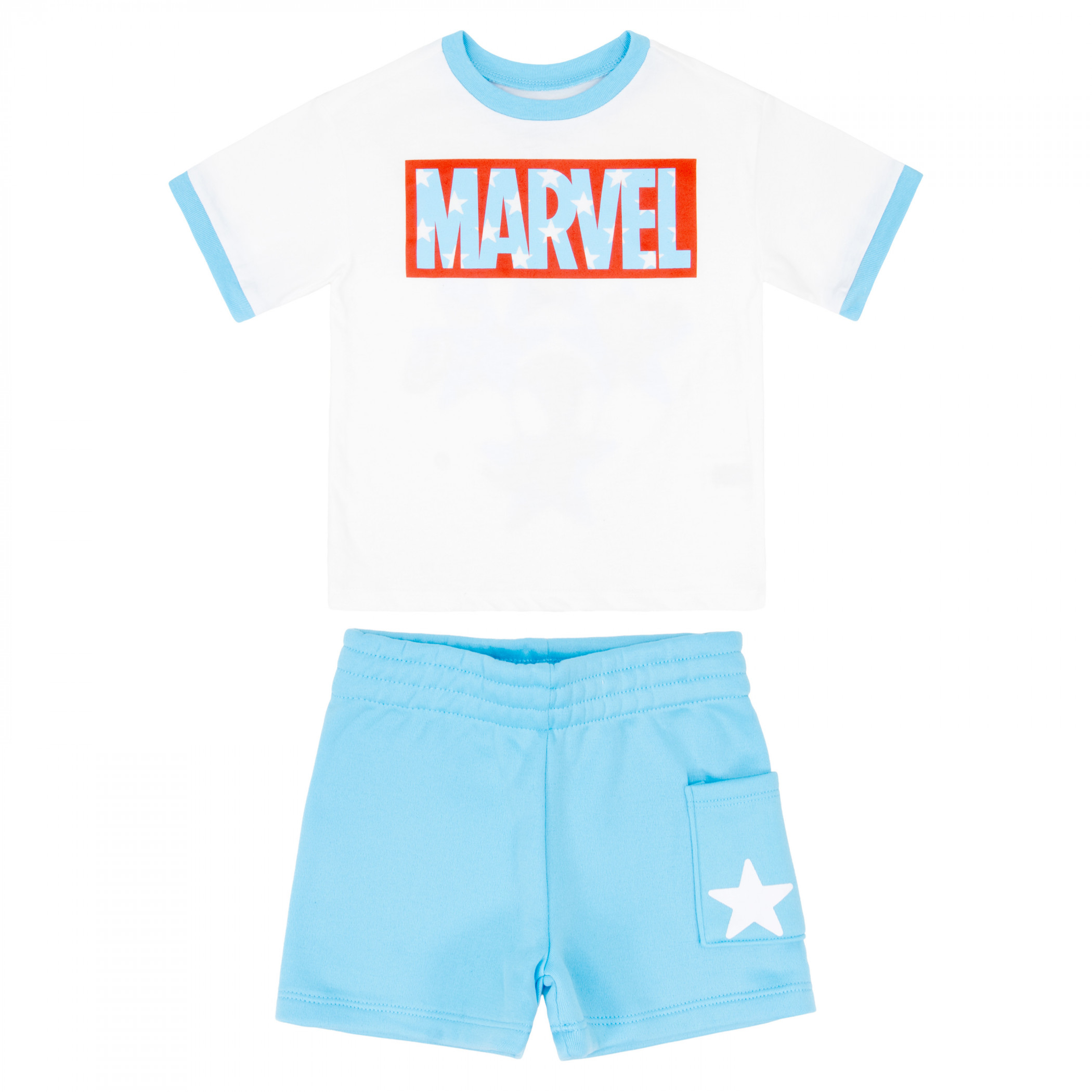 Marvel America’s Heroes Toddler Shorts & T-Shirt Set Multi-Color
