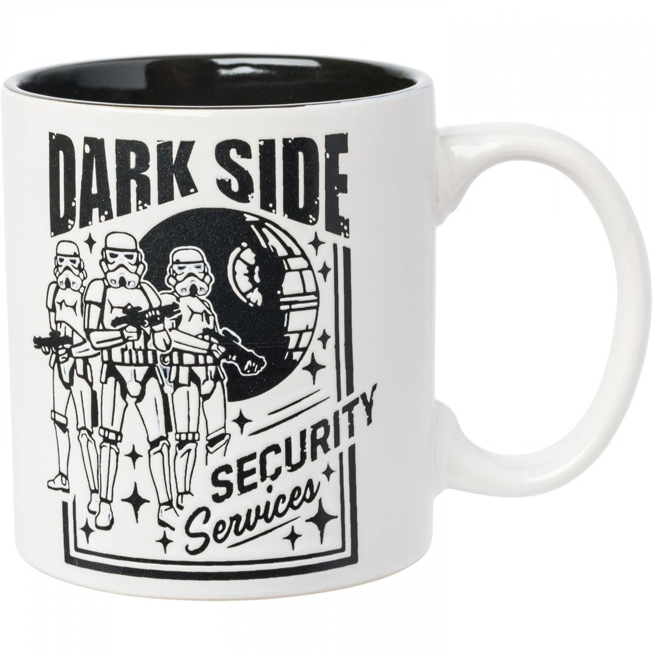 Star Wars Dark Side Security Wax Resist 20oz Ceramic Mug, White