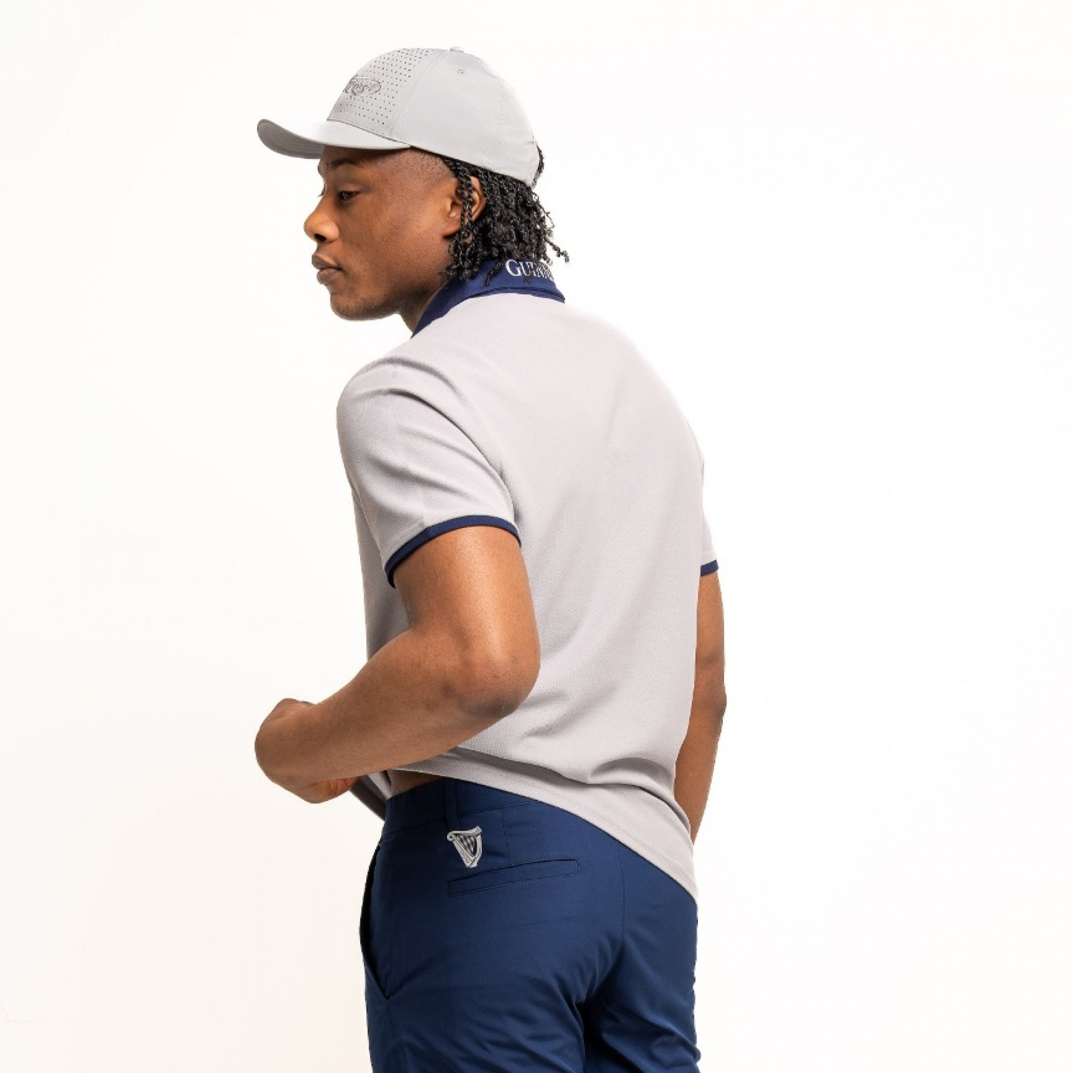 Guinness Grey Performance Polo - image 6