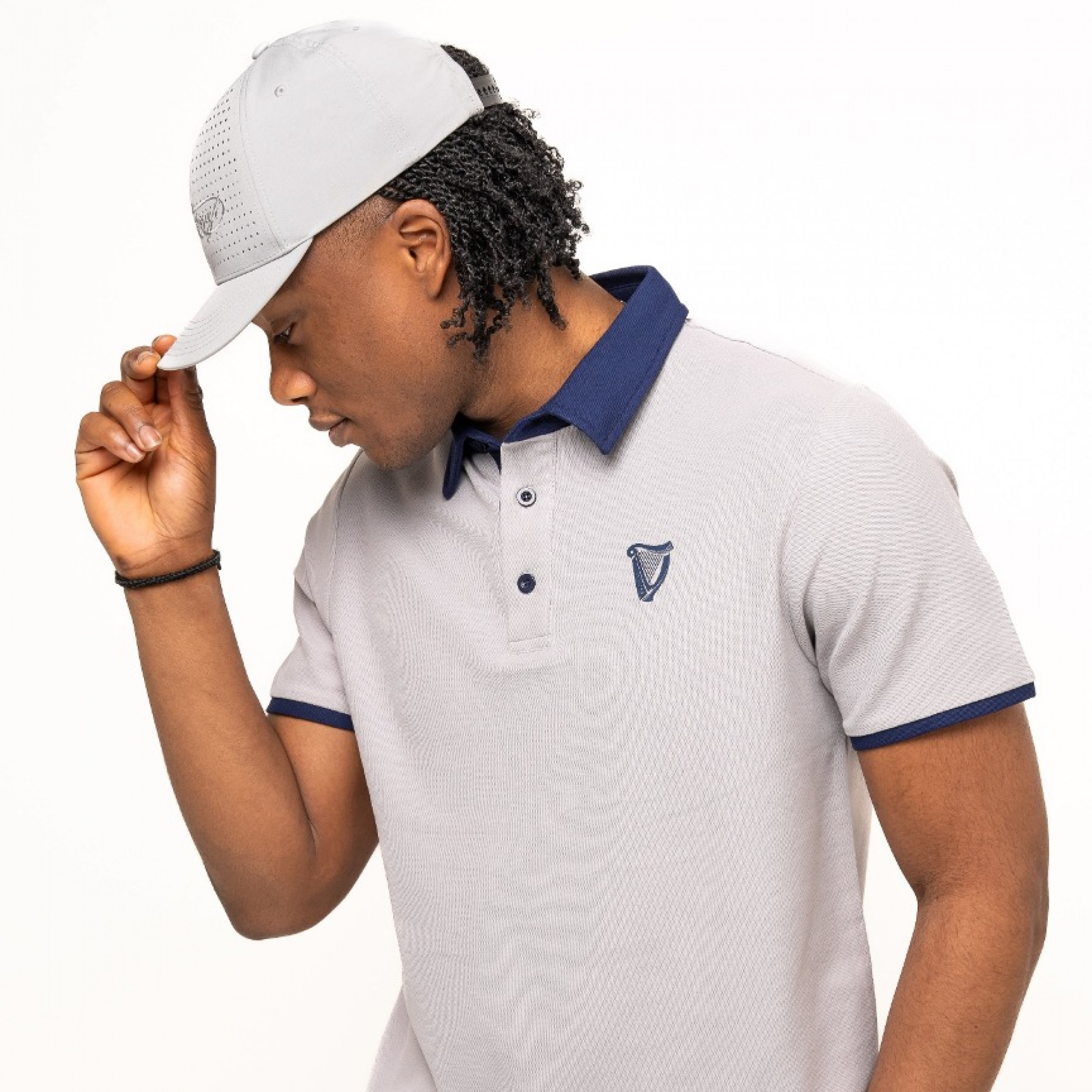Guinness Grey Performance Polo - image 2