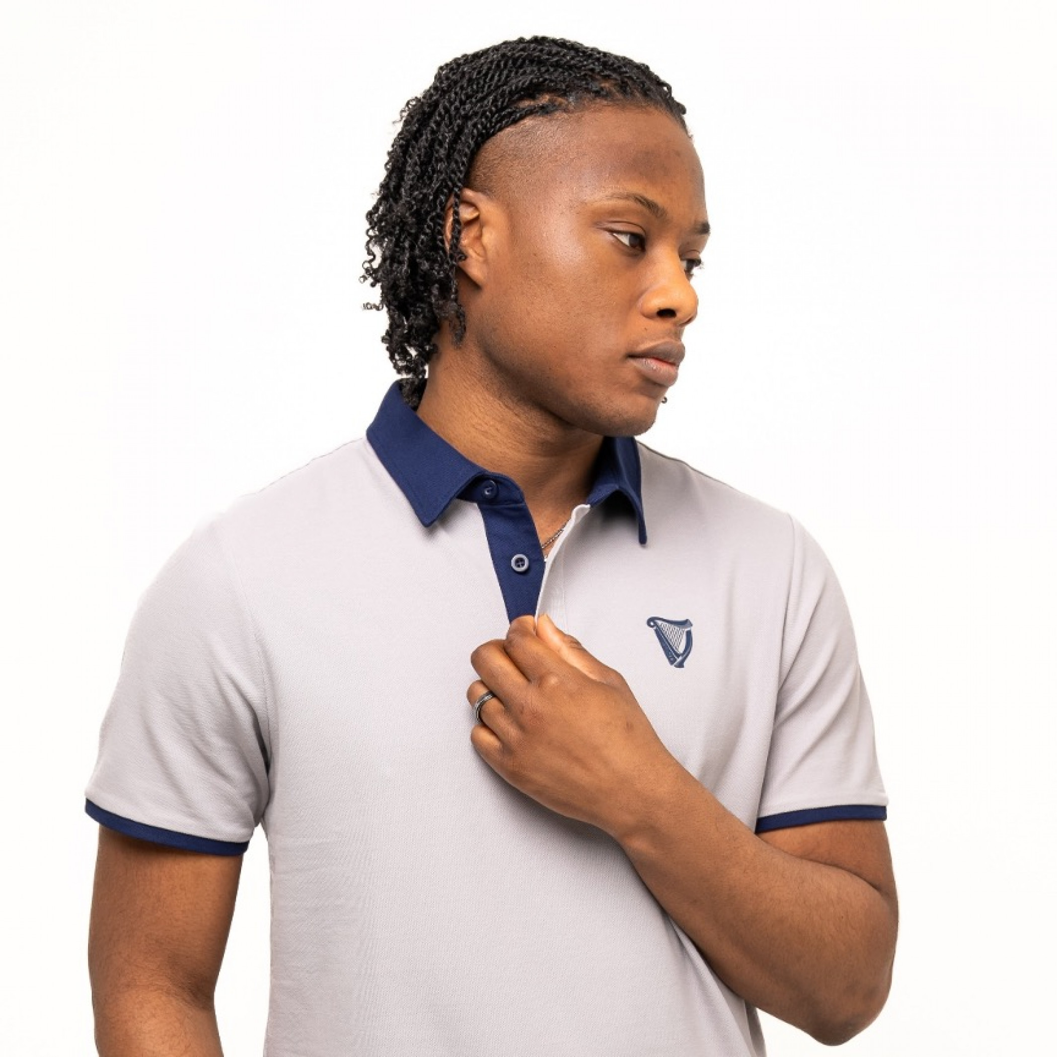 Guinness Grey Performance Polo - image 3