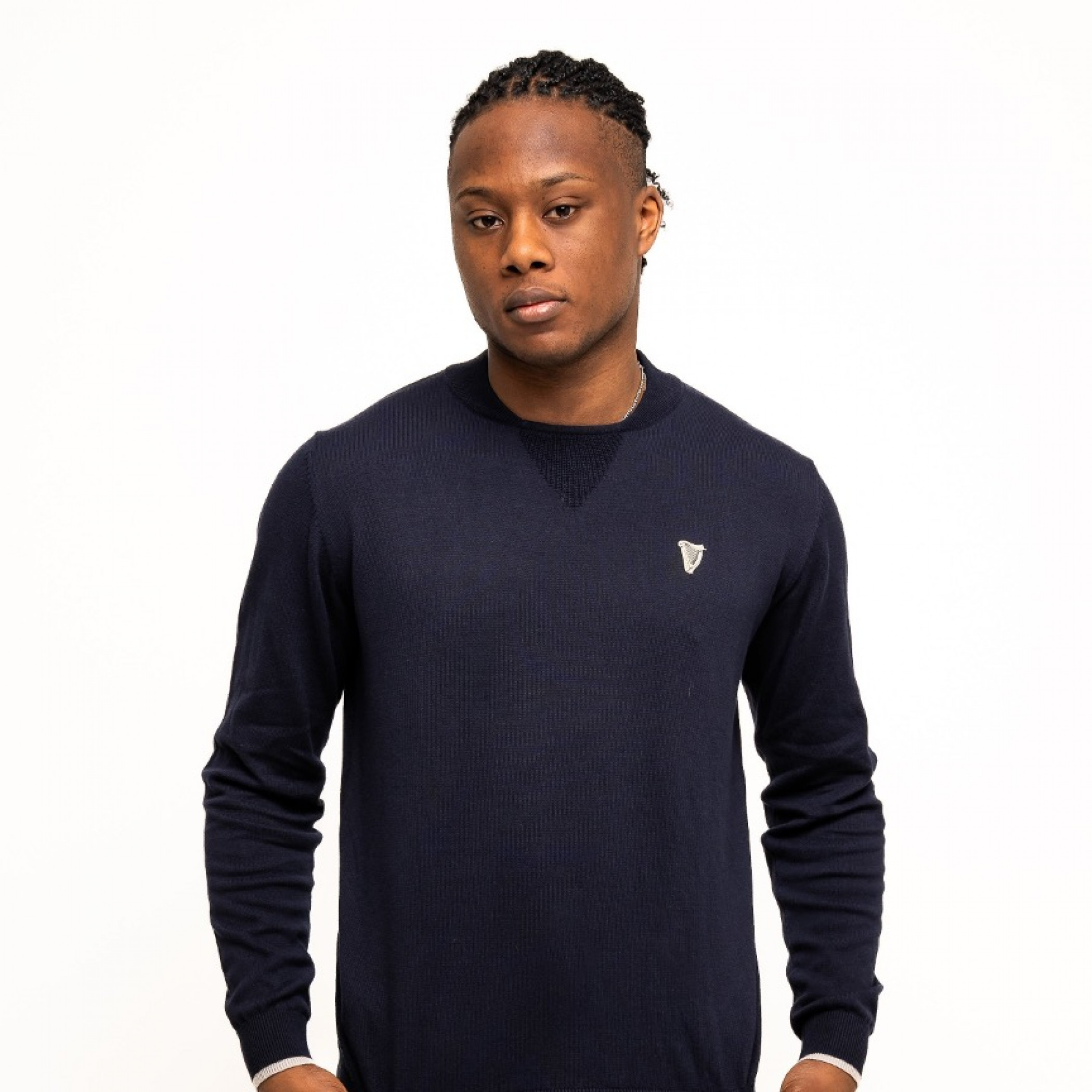 Guinness Navy Performance Cotton Sweater - image 6