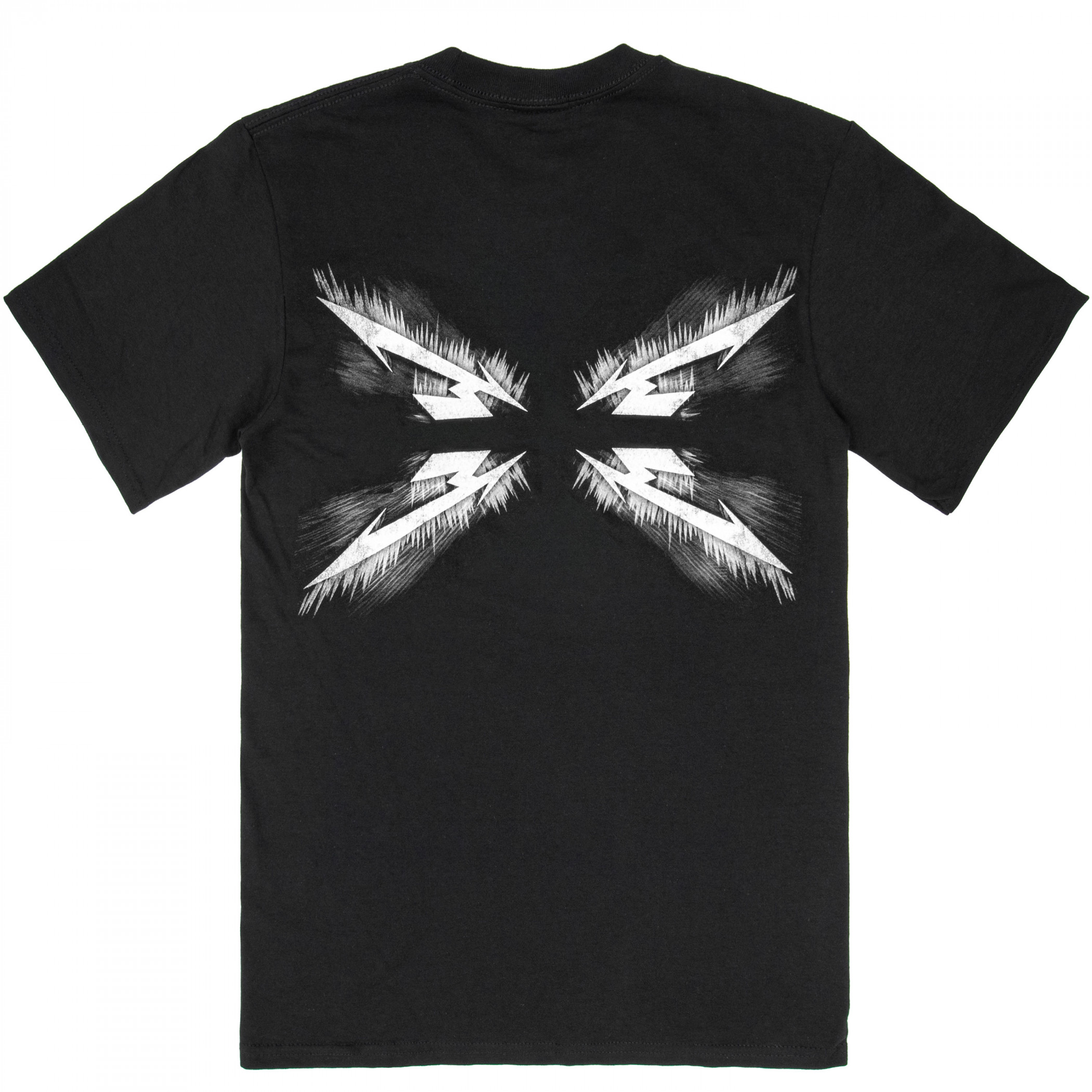 Metallica Spiked Logo Back & Front Printed T-Shirt