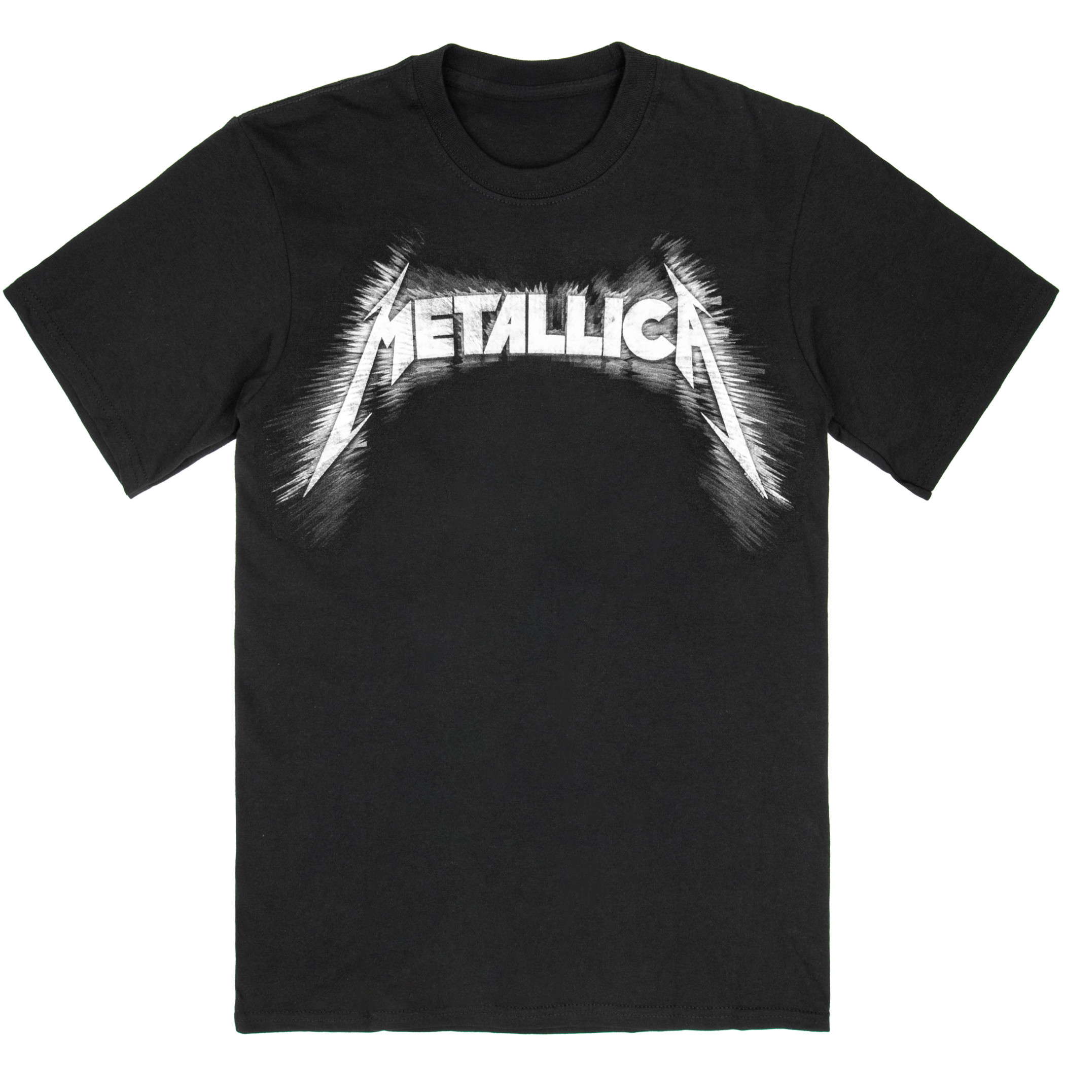 Metallica Spiked Logo Back & Front Printed T-Shirt
