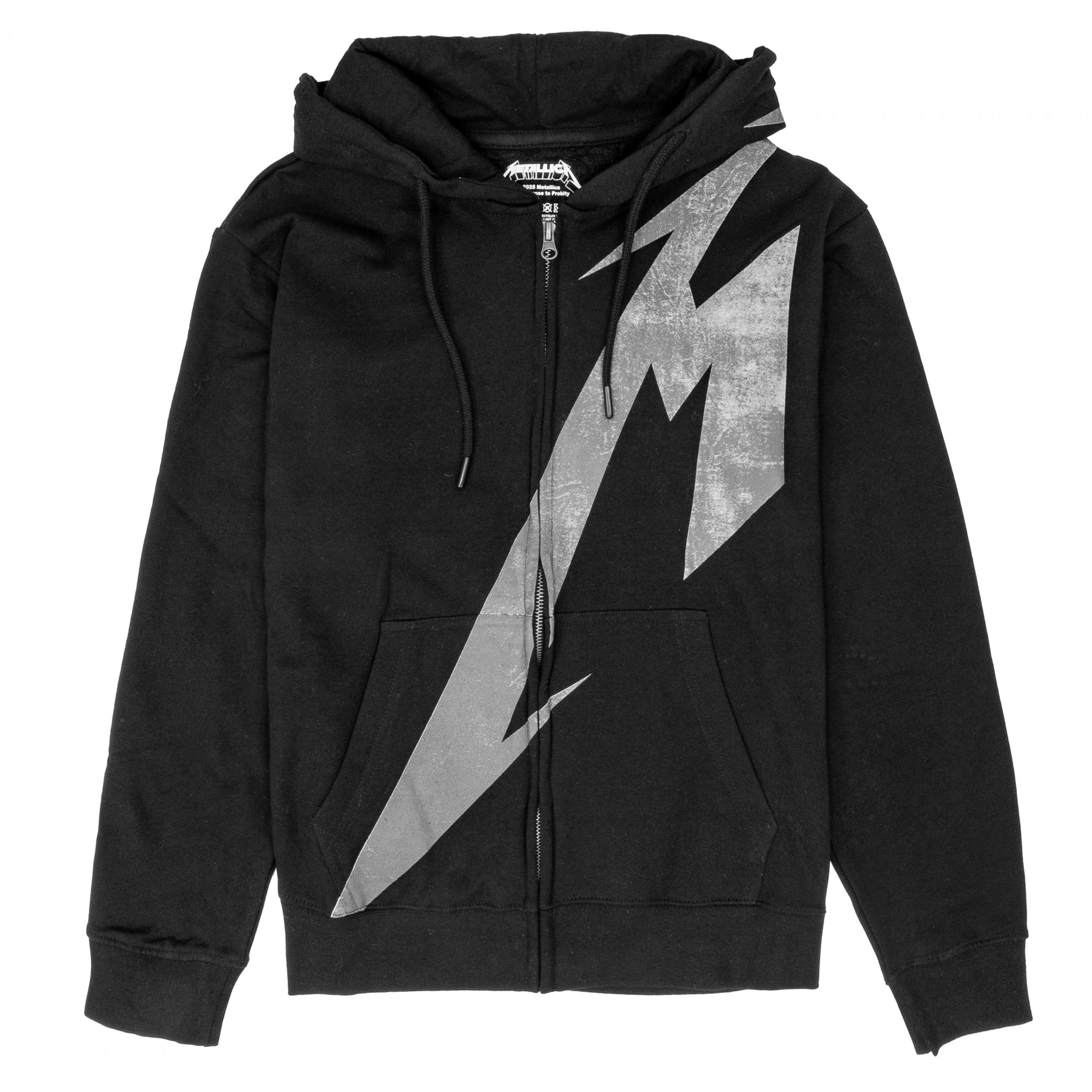 Metallica World Magnetic Shrouded Black Zip Up Hoodie