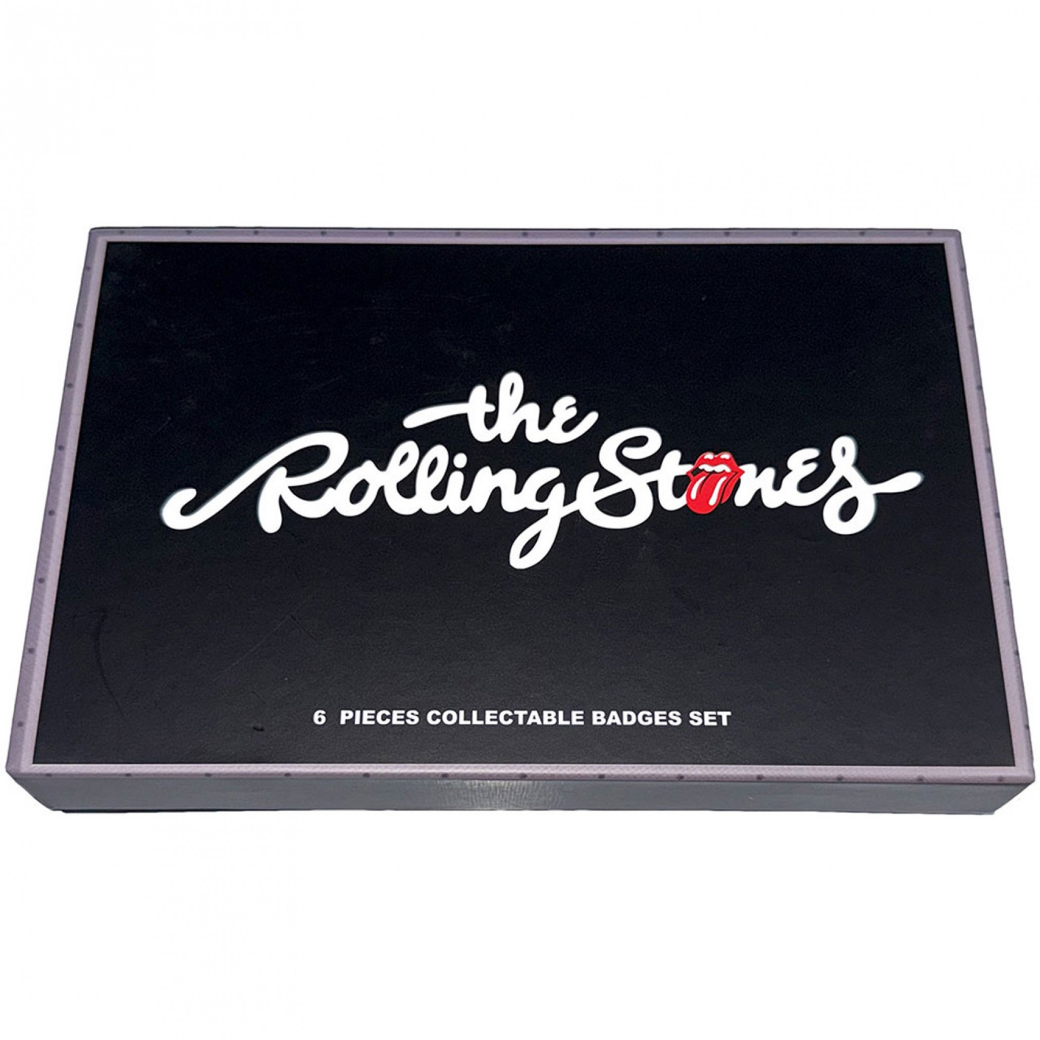 The Rolling Stones Tongues Evolution Boxed Enamel Pins - 6-Pack
