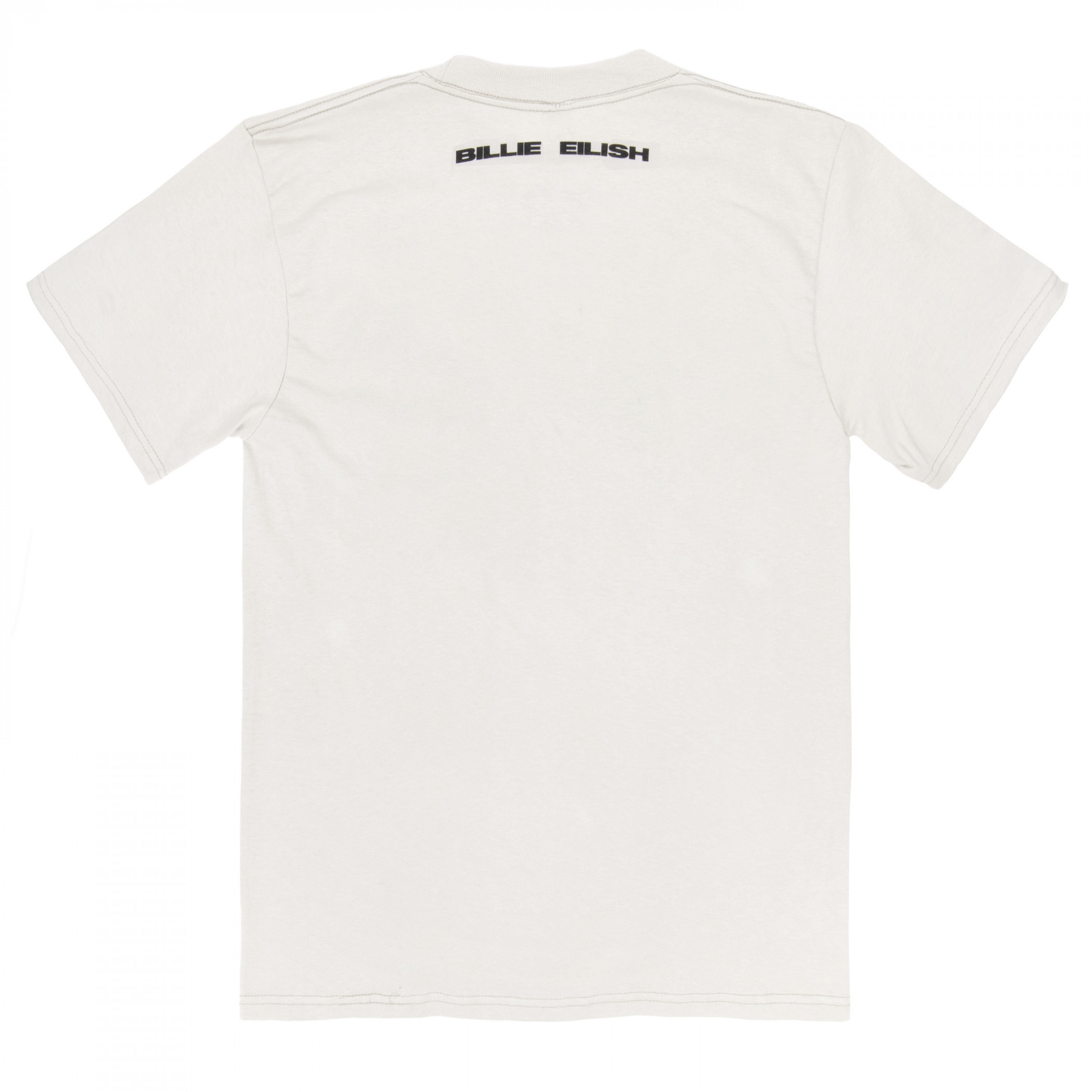 Billie Eilish Hit Me Hard and Soft Front and Back Print White T-Shirt
