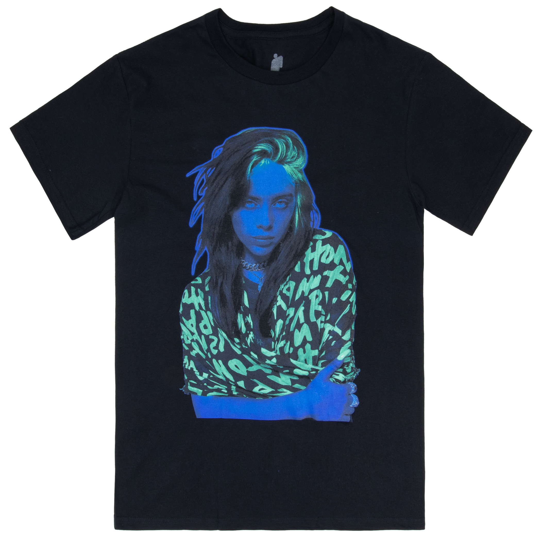 Billie Eilish Neon Press Photo T-Shirt