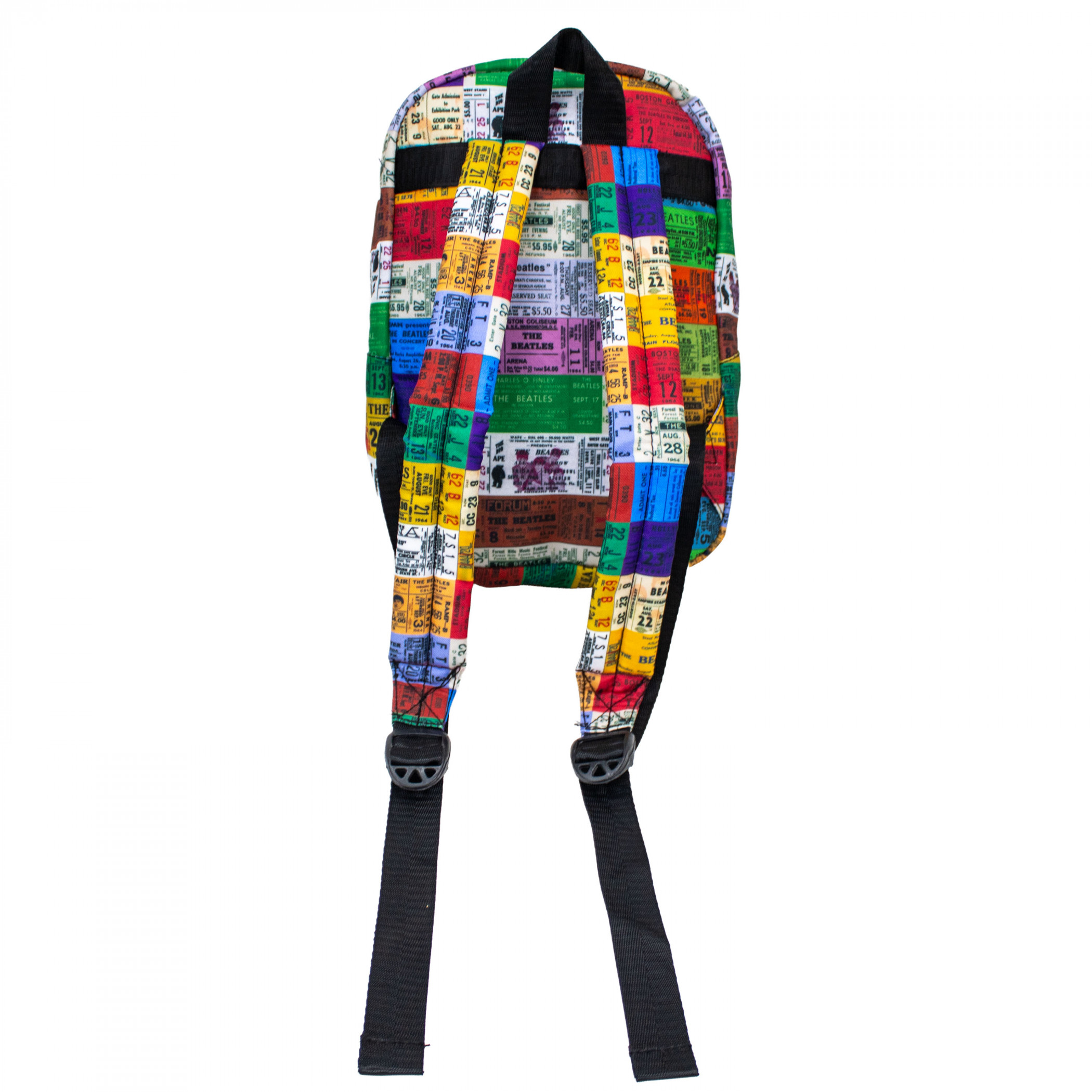 The Beatles Colorful Tickets Mini Backpack by Rocksax