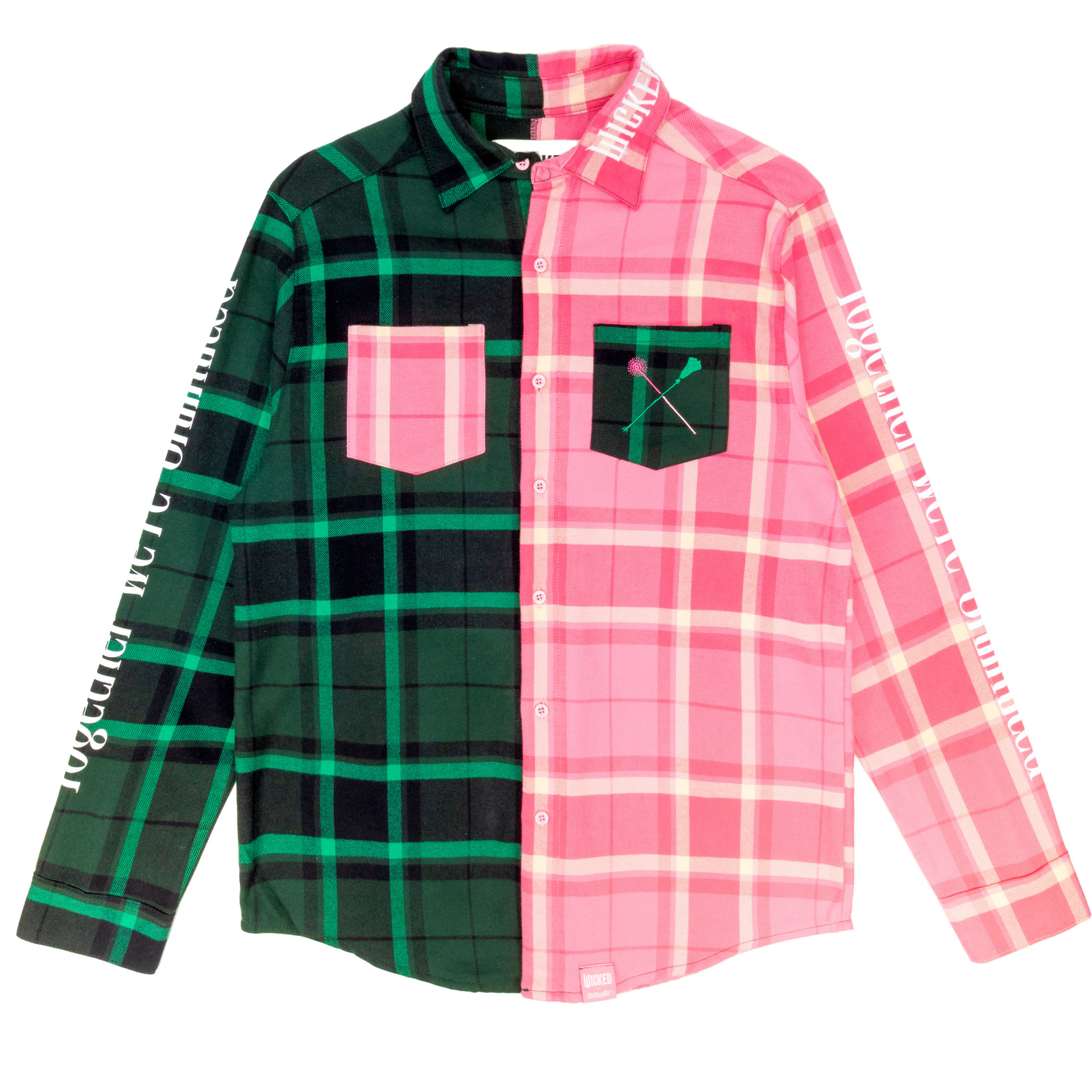 Wicked Together We're Unlimited Flannel Shirt, Multi-Color