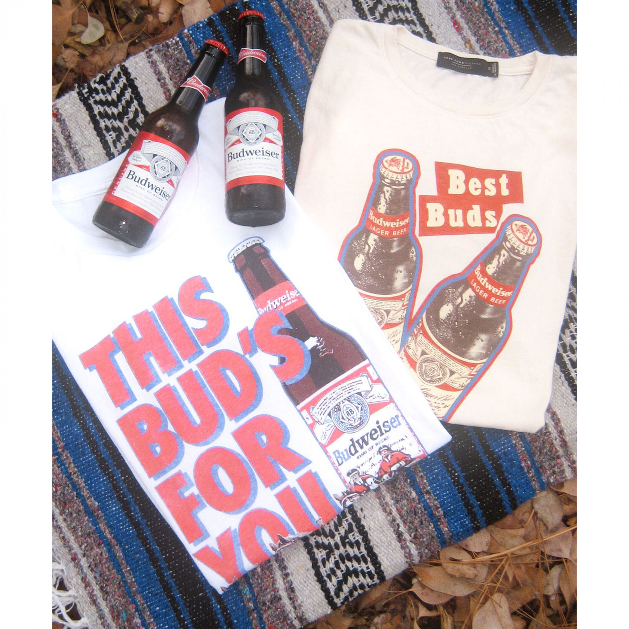 Budweiser Clydesdale This Bud's For You T-Shirt by Junk Food