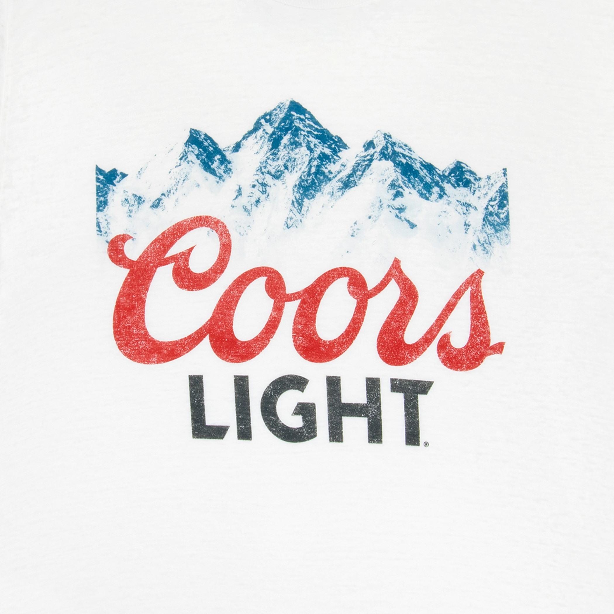 Coors Light Mountain Logo T-Shirt by Junk Food