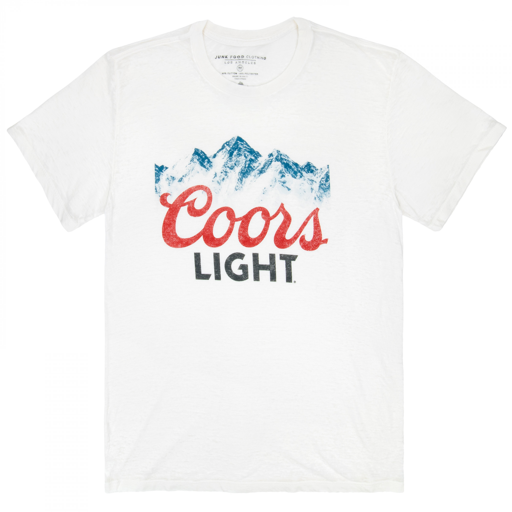 Coors Light Mountain Logo T-Shirt by Junk Food