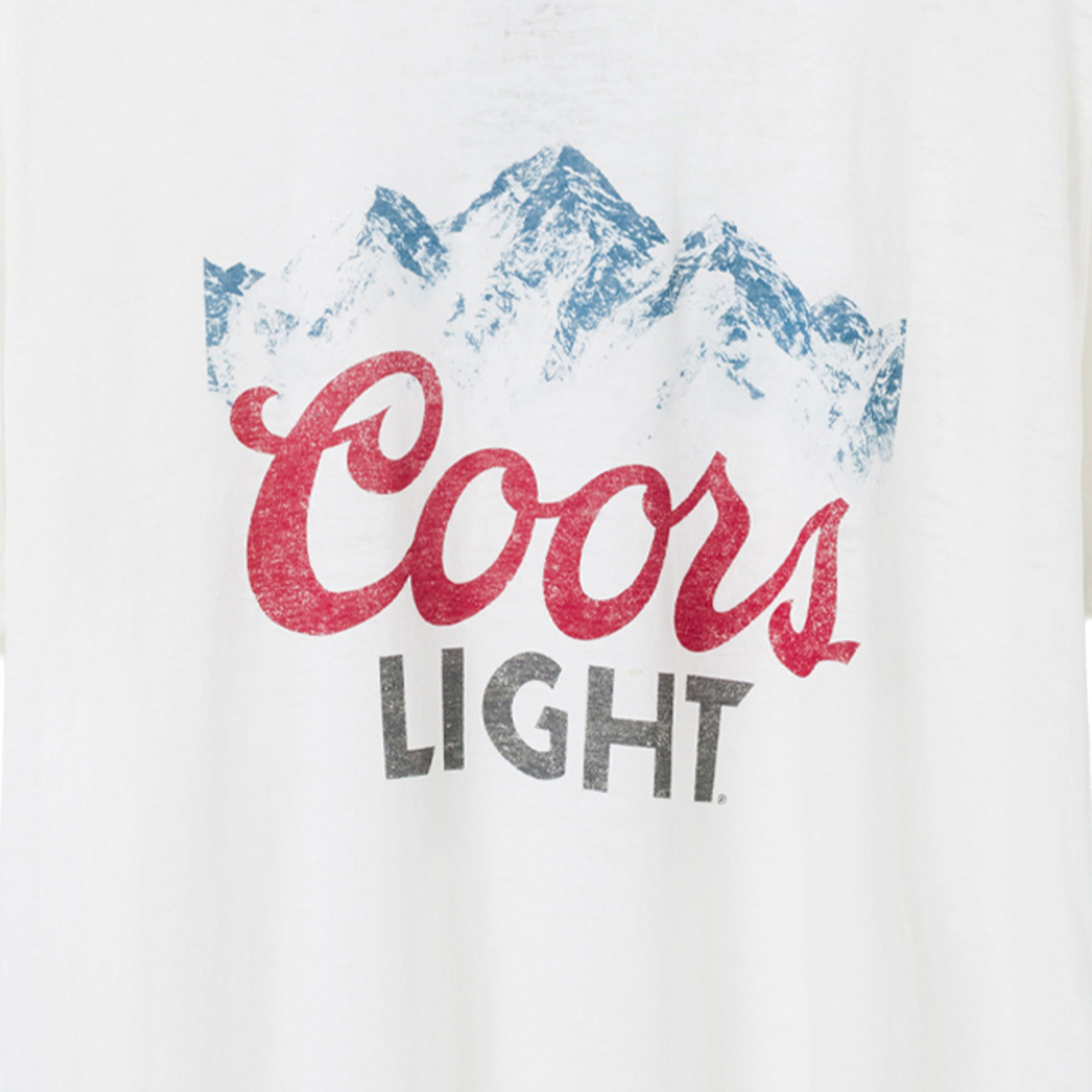 Coors Light Mountain Logo T-Shirt by Junk Food