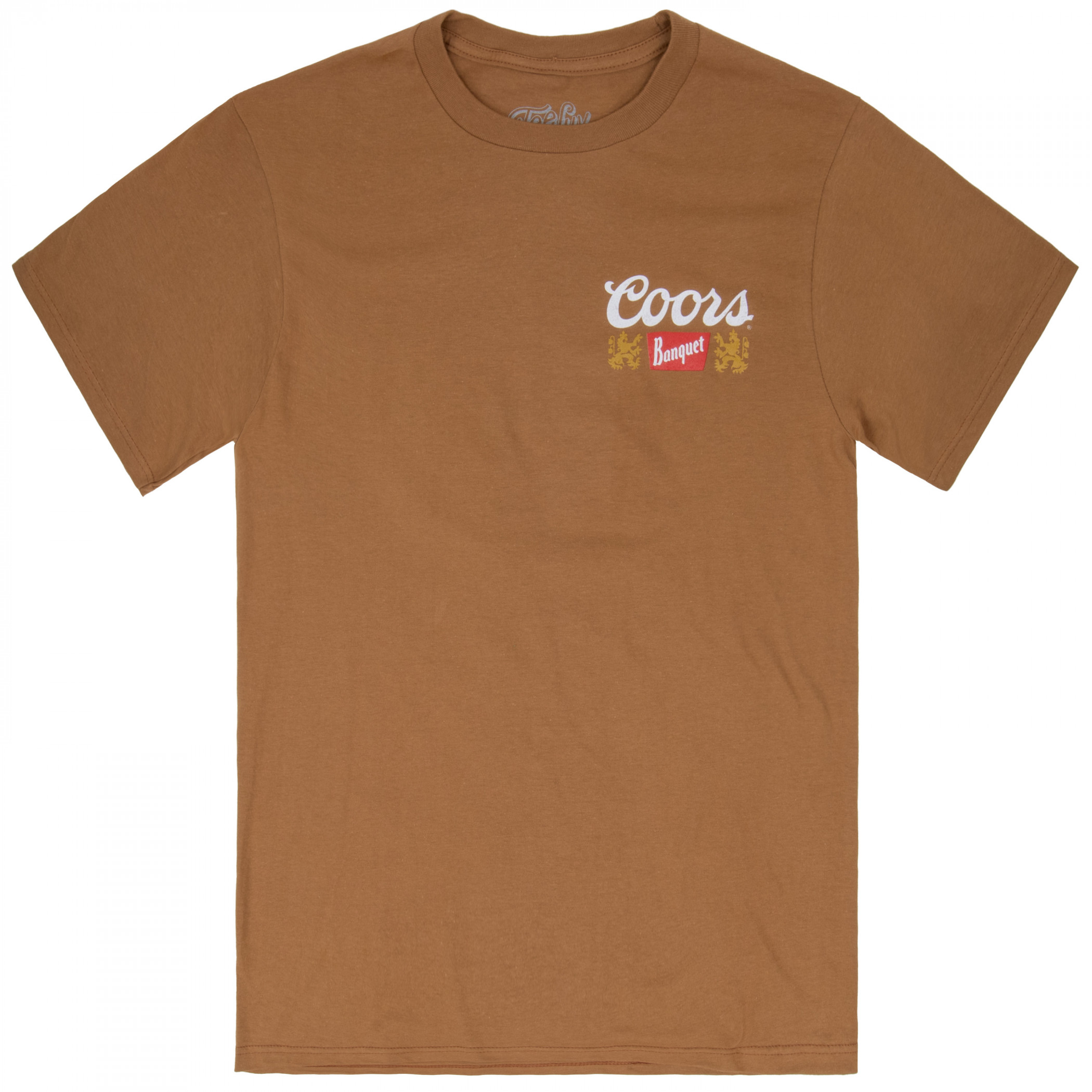 Coors Banquet 100% Rocky Mountain Water Front Back Print T-Shirt