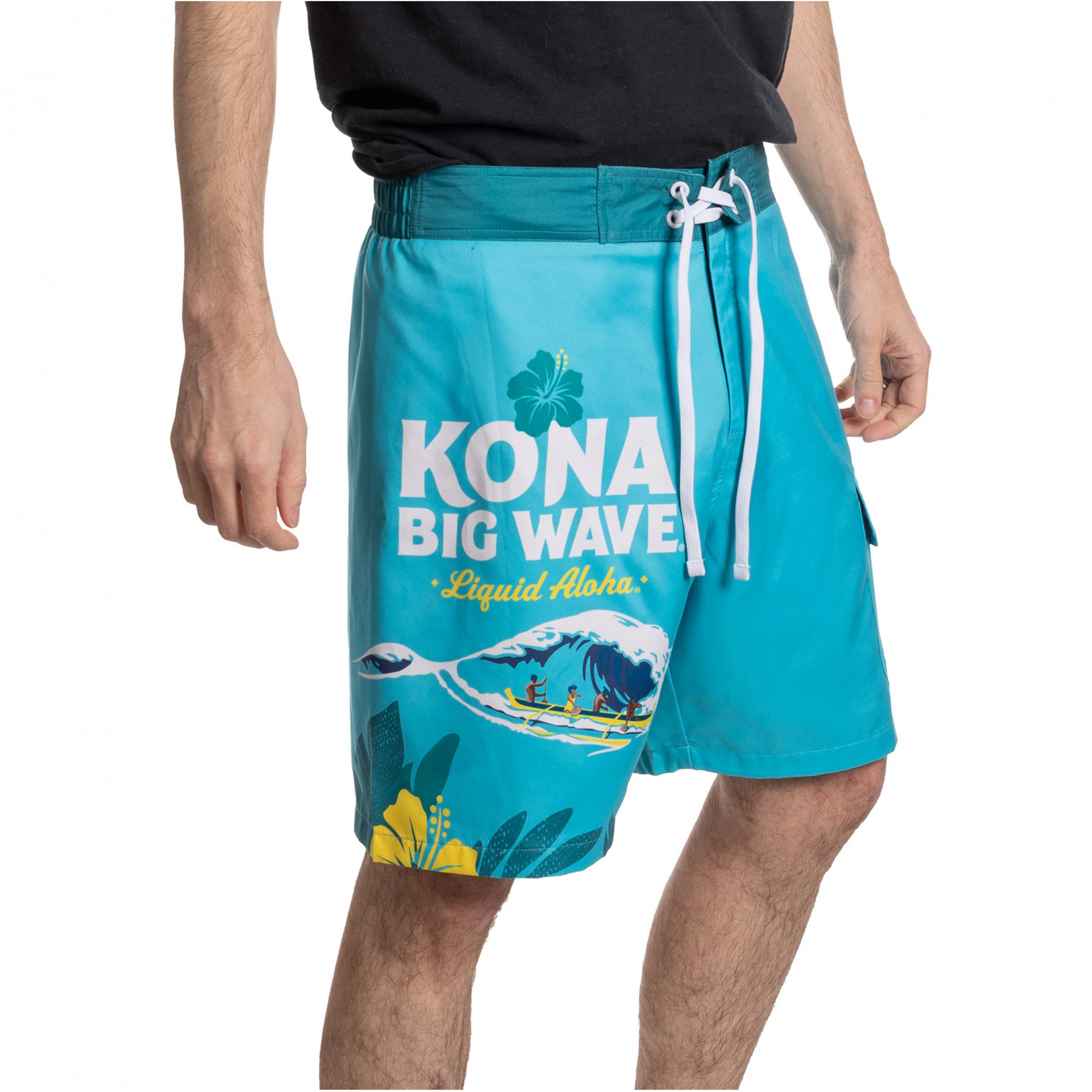 Kona Big Wave Label Art Board Shorts