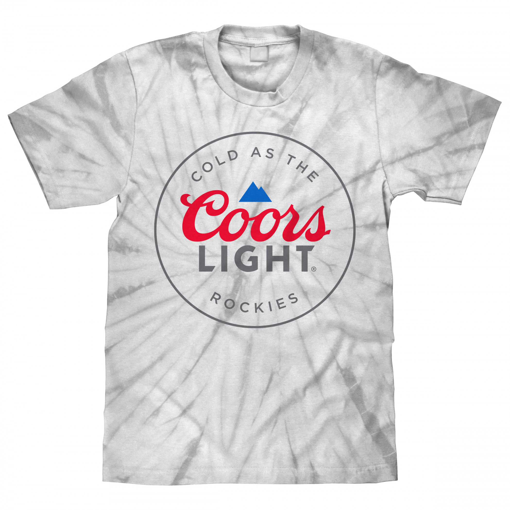 Coors Light Cold as the Rockies Tie-Dye T-Shirt