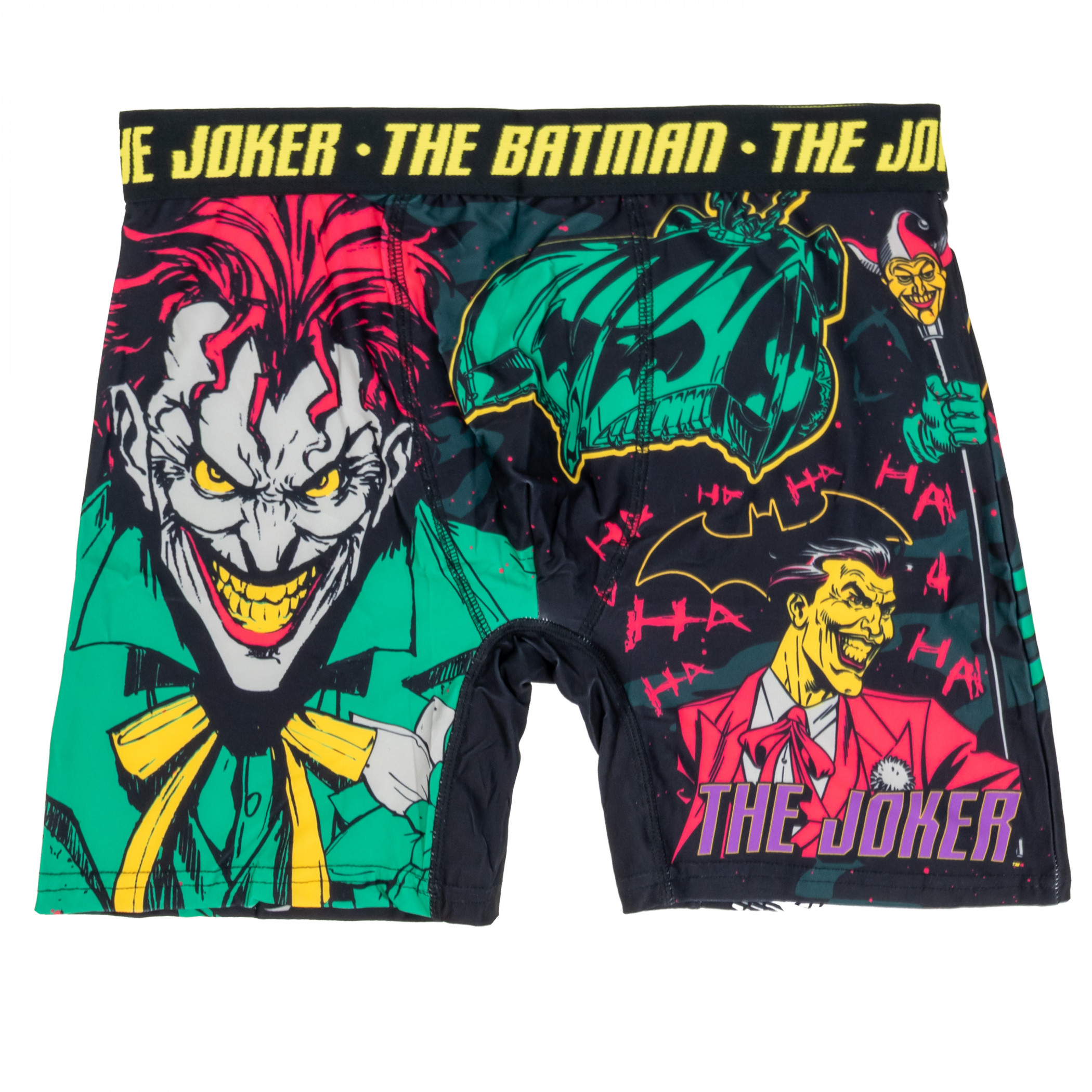 Batman & Joker Character Wrap Boxer Briefs, Multi-Color