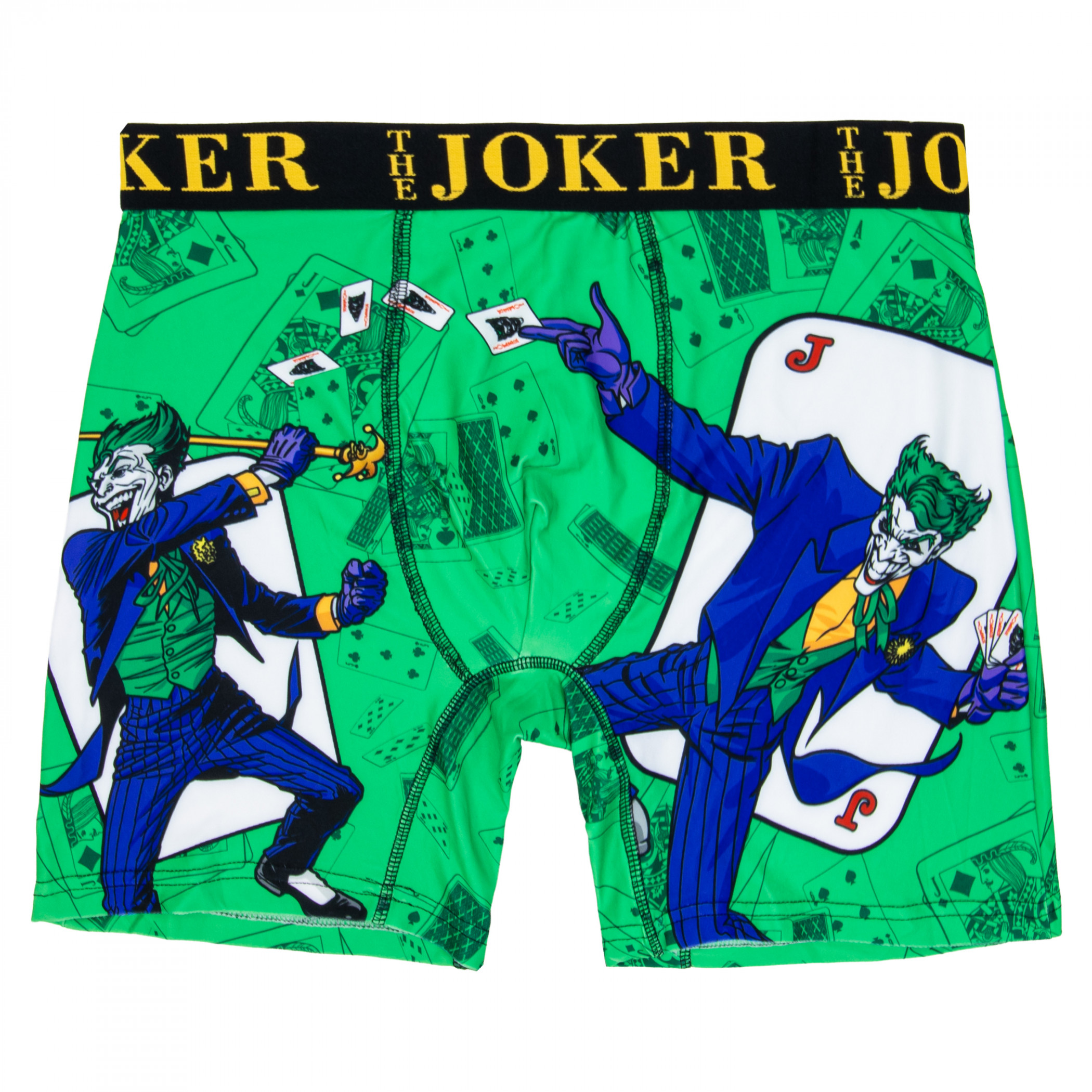 Joker with Playing Cards Boxer Briefs, Multi-Color