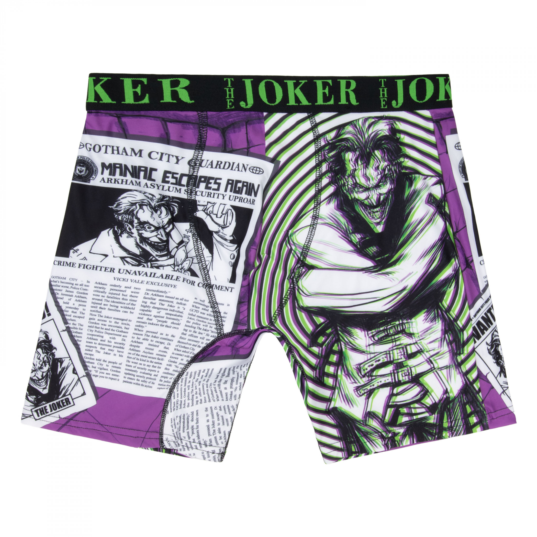Joker Wanted Hypnotized Boxer Briefs, Multi-Color