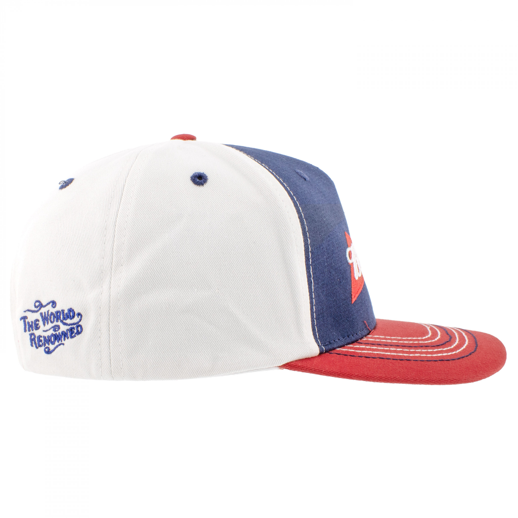 Budweiser Red White and Blue World Renowned Snapback Hat