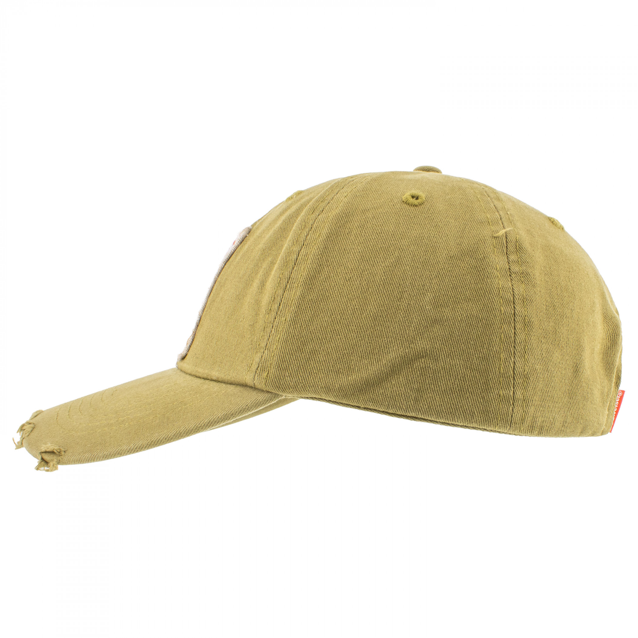 Budweiser Traditional Label on Olive Snapback Hat