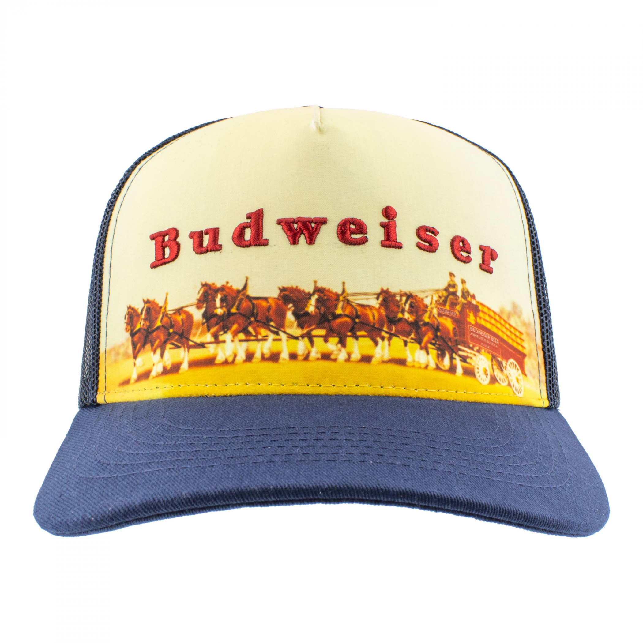 Budweiser Clydesdale Wagon Team Snapback Hat