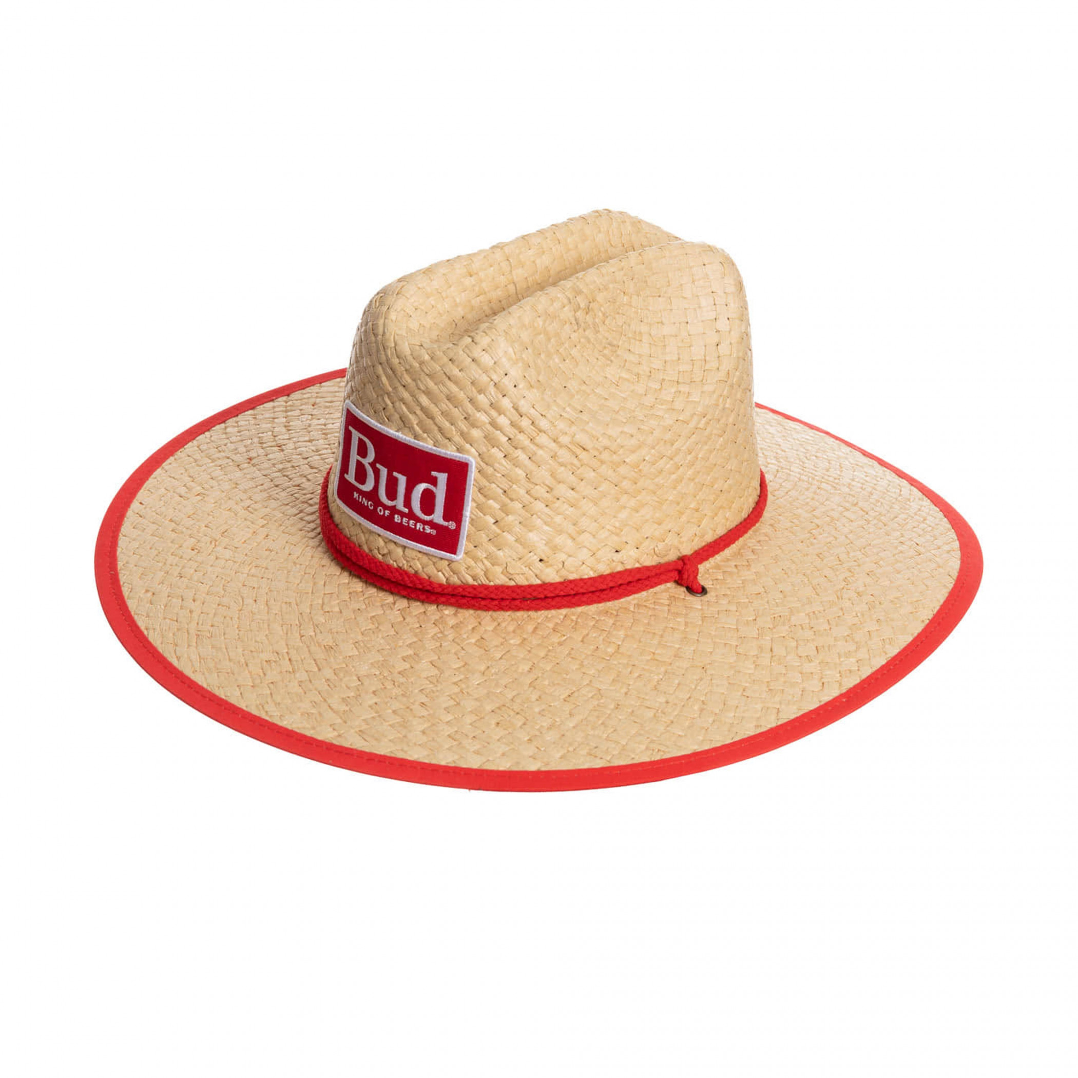 Budweiser Big Red BUD Patch Lifeguard Hat