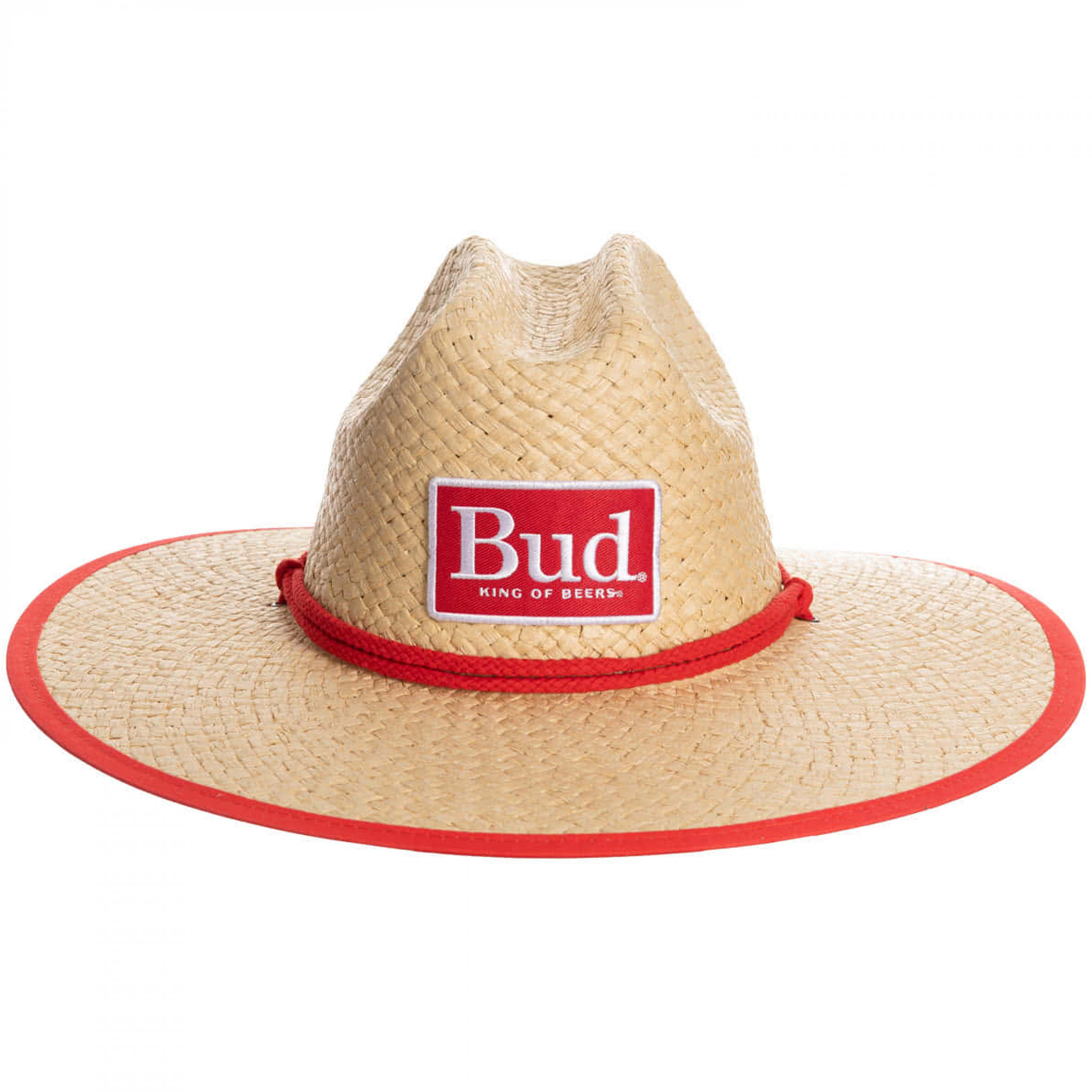 Budweiser Big Red BUD Patch Lifeguard Hat