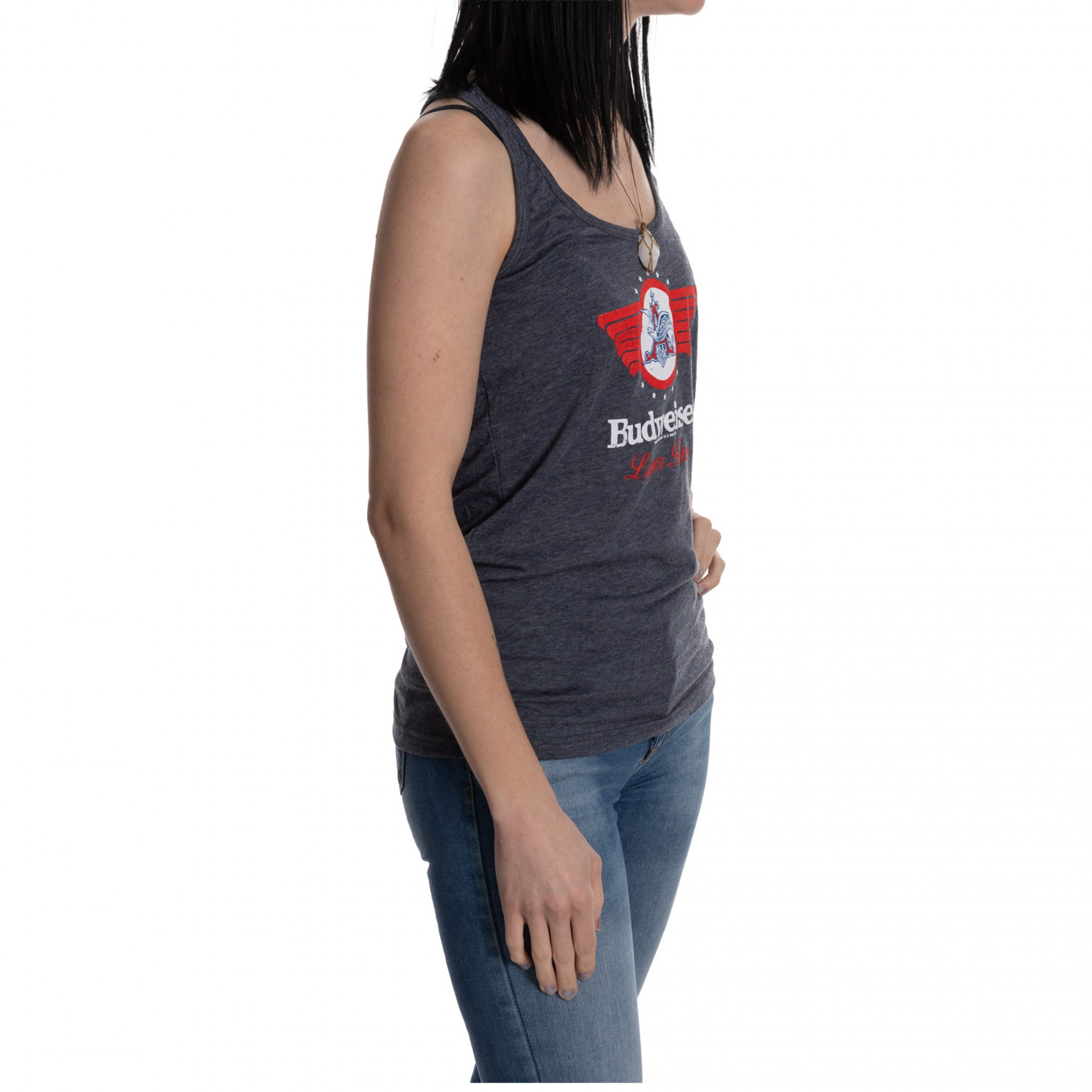 Budweiser Vintage Logo Ladies Tank Top