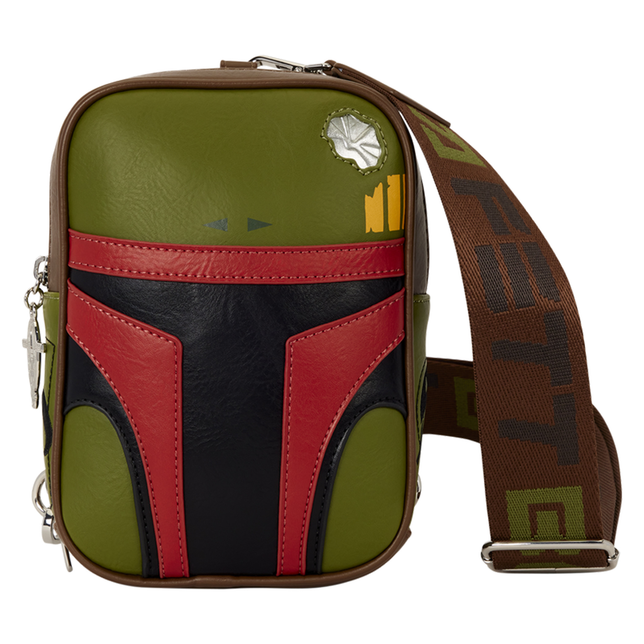 Star Wars Boba Fett Sling Crossbody Bag By Loungefly, Multi-Color