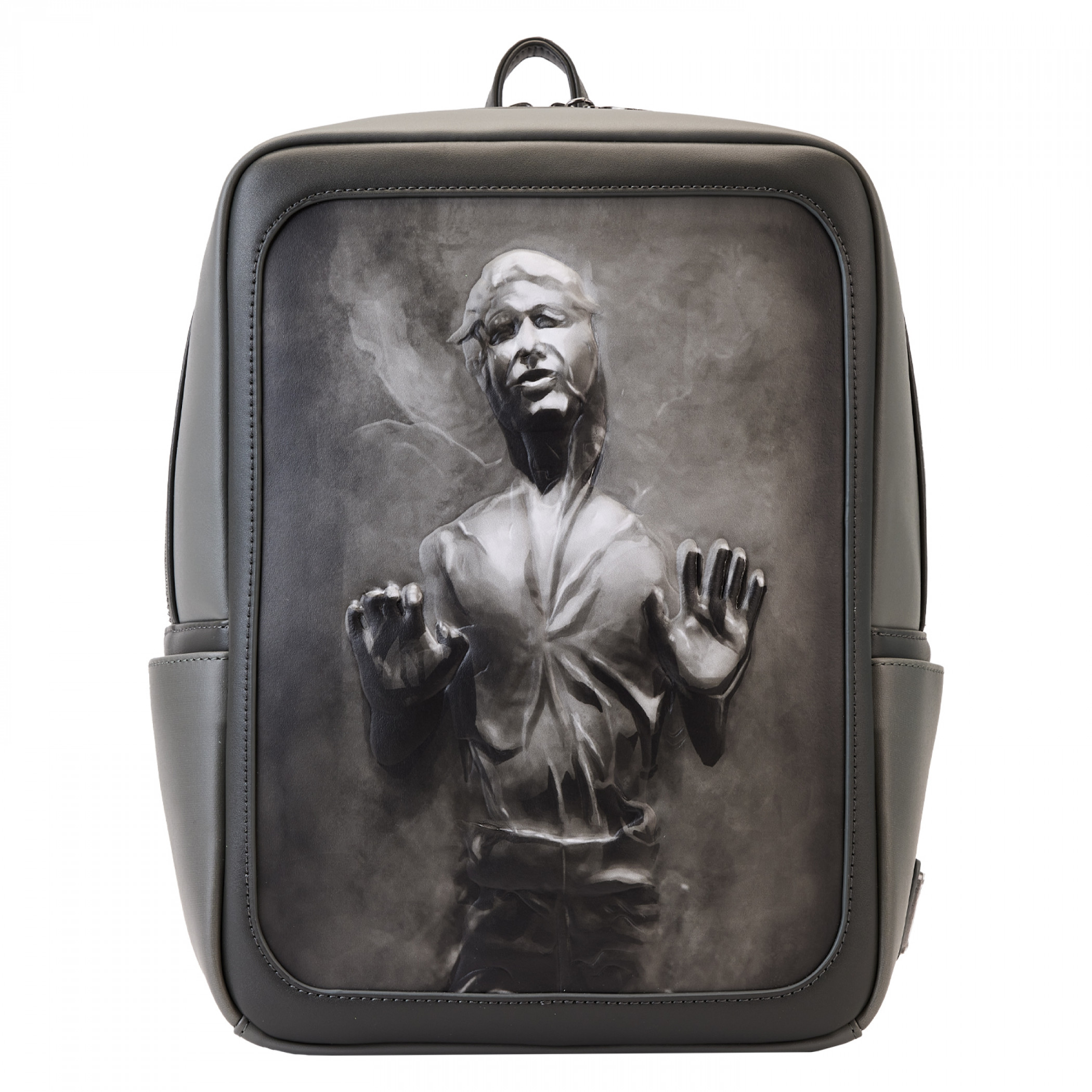 Star Wars Jedi 40th Anniversary Carbonite Han Solo Mini Backpack by Loungefly, Grey