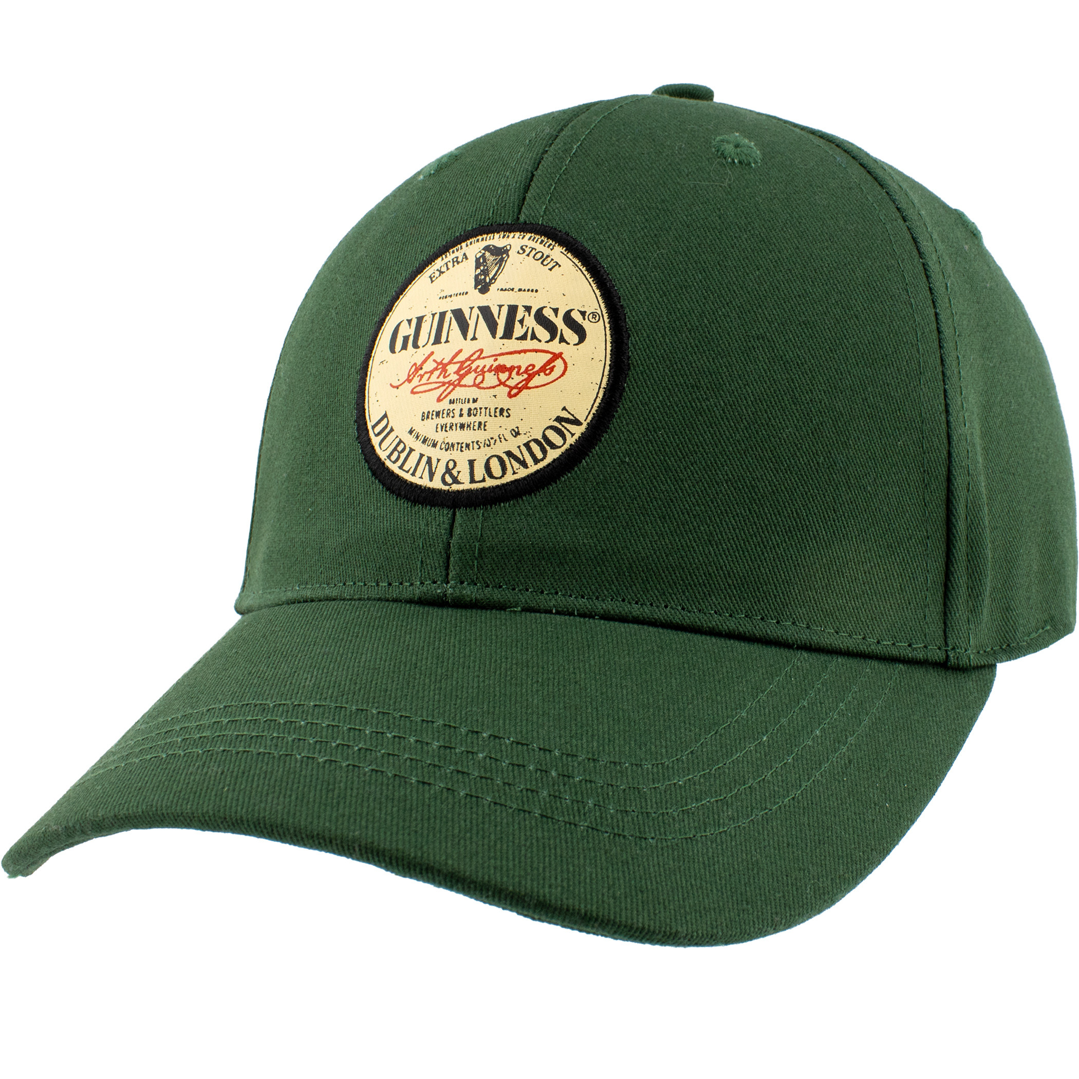 Guinness Extra Stout Label Patch Adjustable Hat