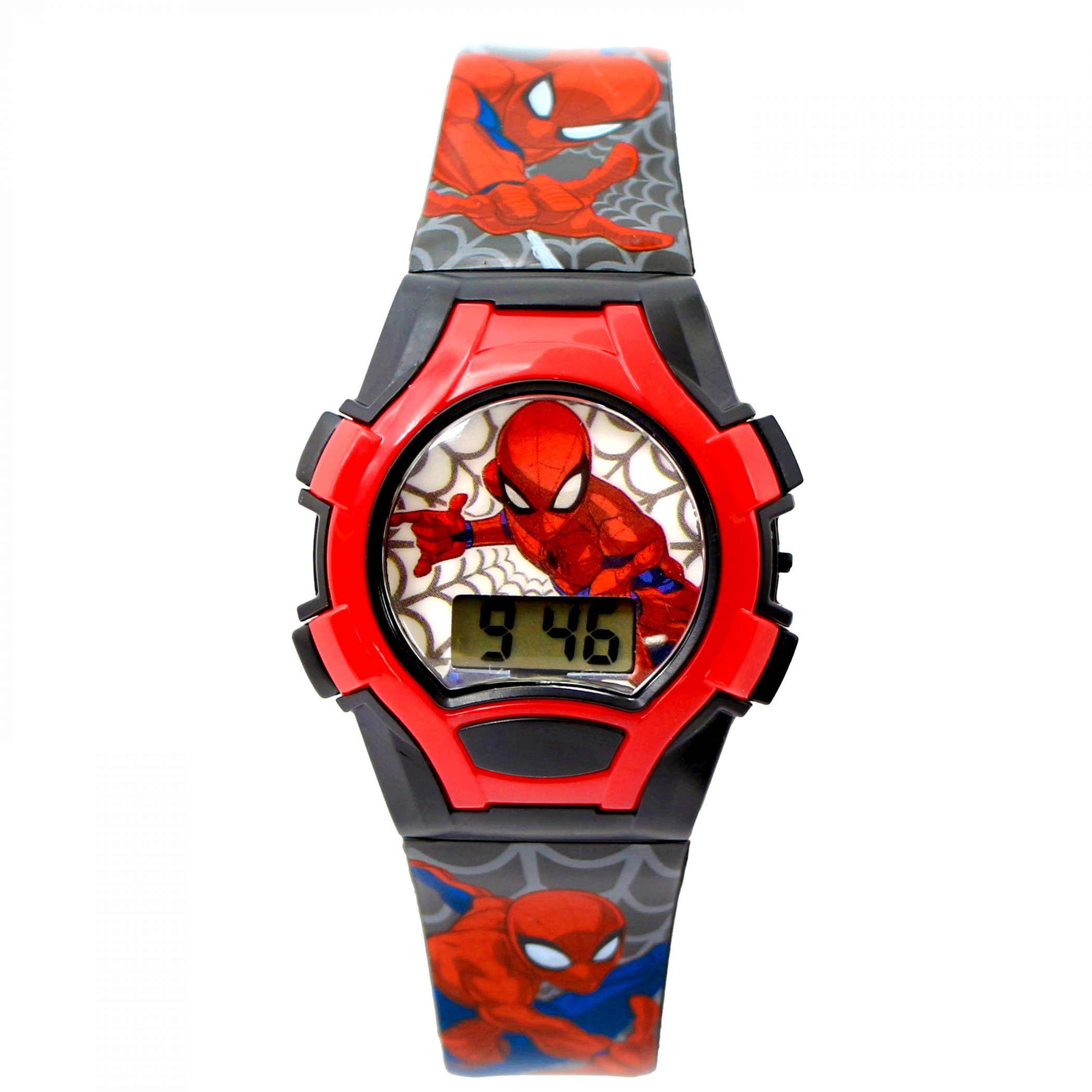 Spider-Man Web Icons Kid's Digital Watch, Multi-Color
