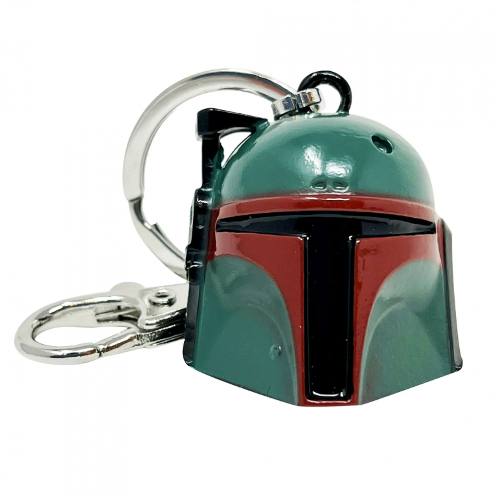 Star Wars Boba Fett 3D Helmet Keychain, Green