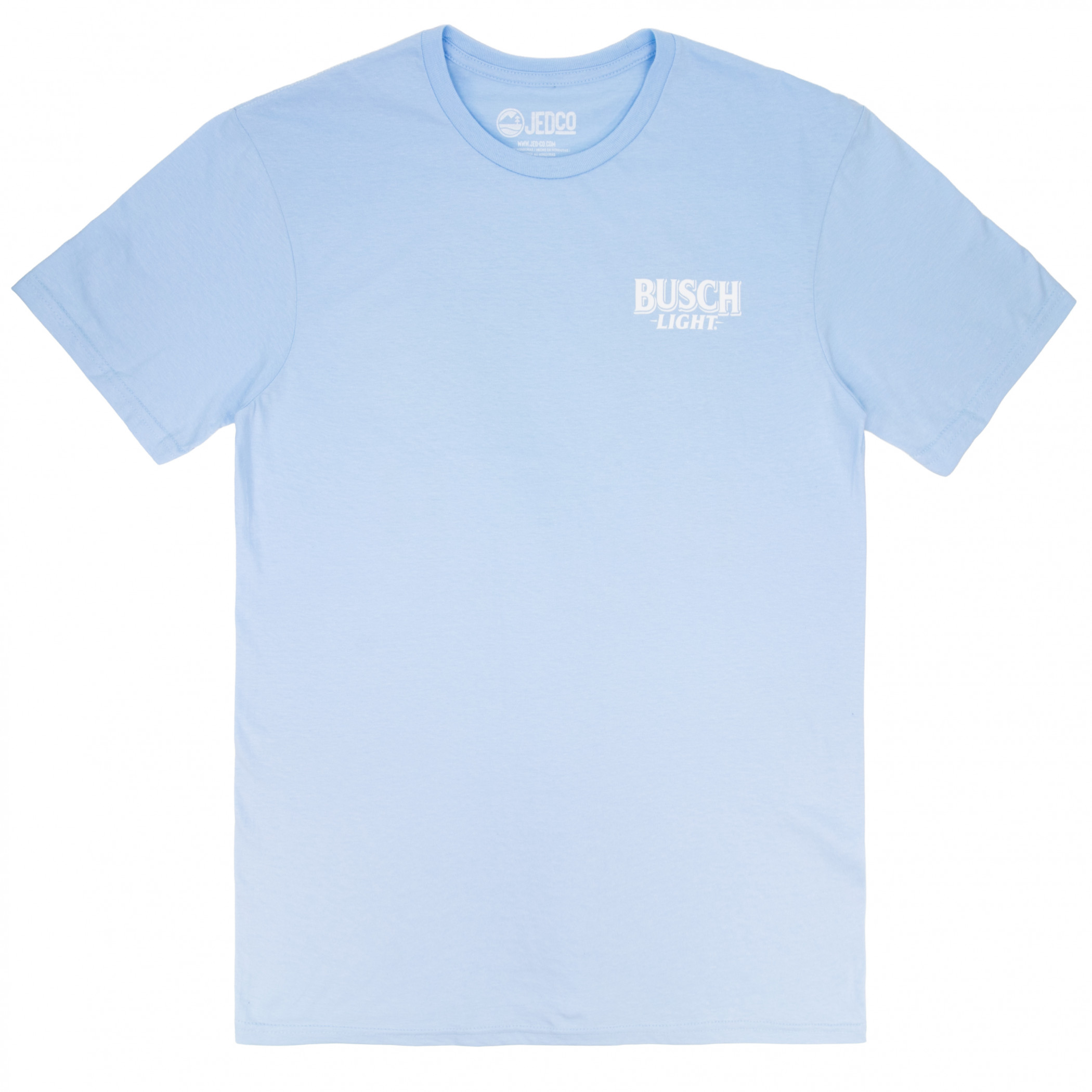 Busch Light Duck Marsh Front and Back Print T-Shirt