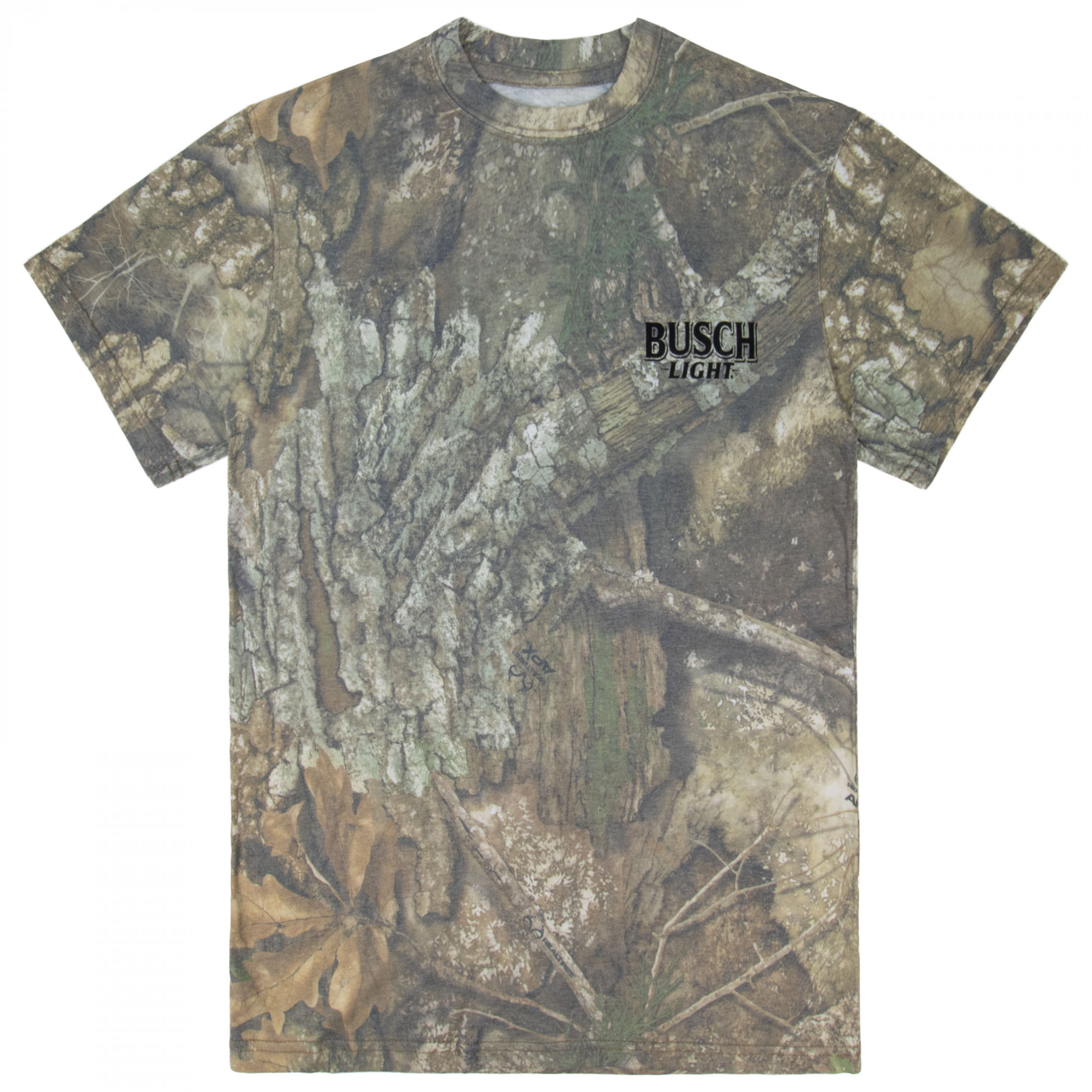 Busch Light Camo Lab Front and Back Print T-Shirt