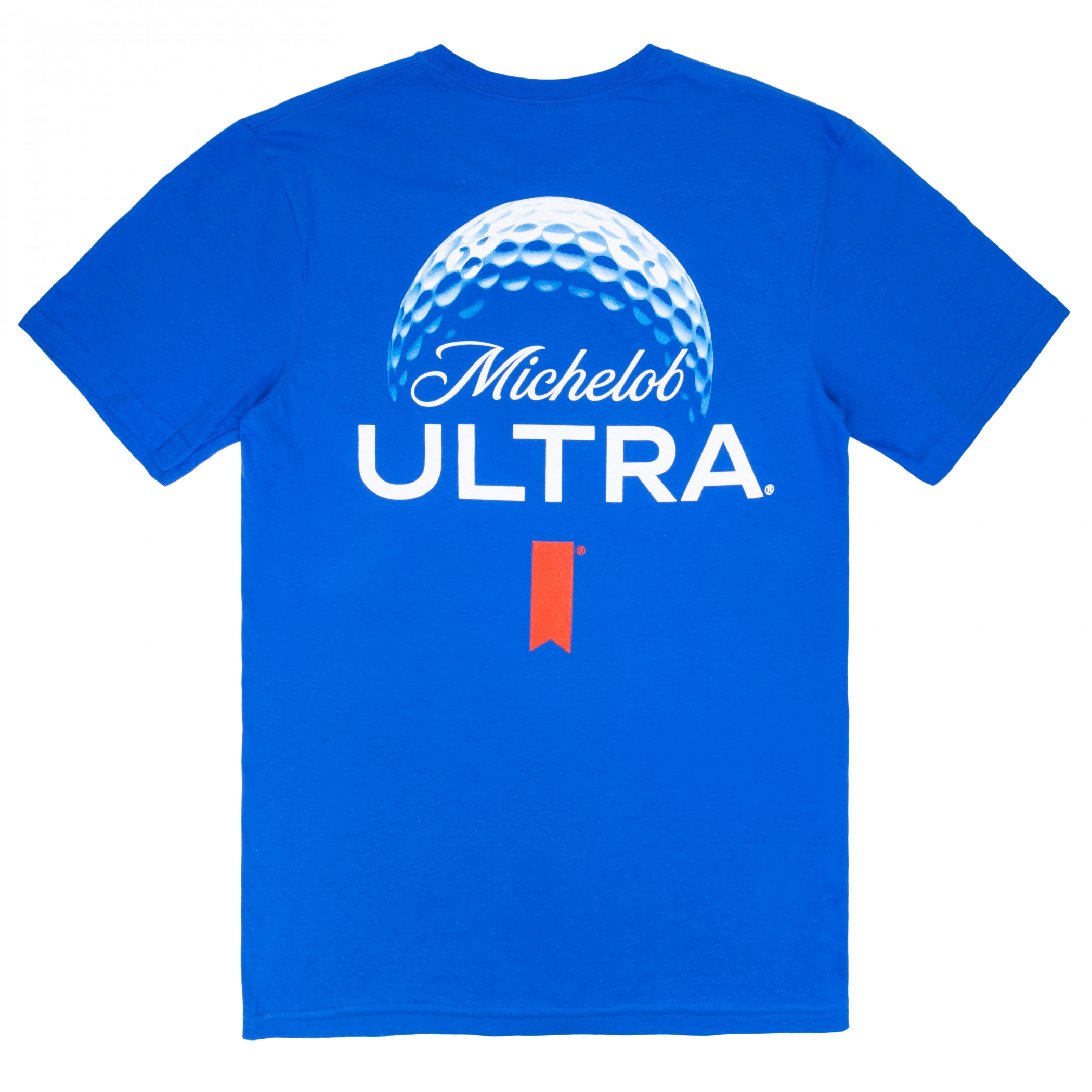 Michelob Ultra Tee One Up Golf Ball Front and Back Print T-Shirt