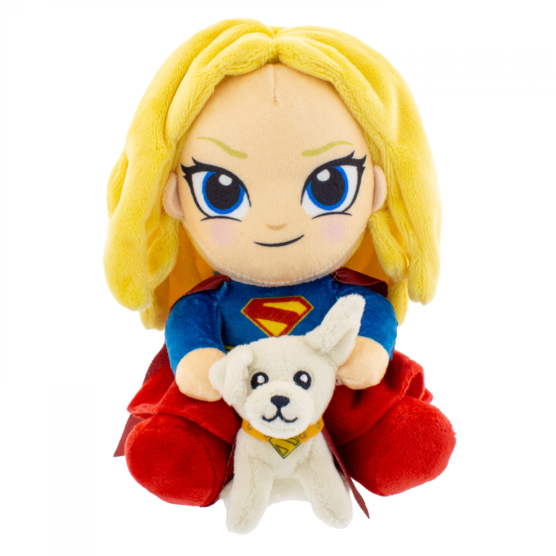 Supergirl with Krypto 7.5' Phunny Plush, Multi-Color